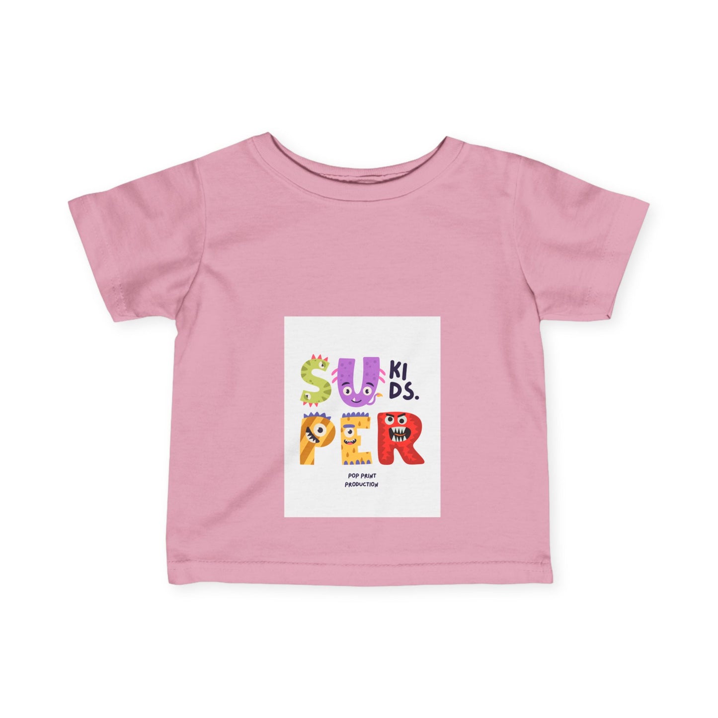 Super Fun Infant Tee - Cute Colorful Monsters Design