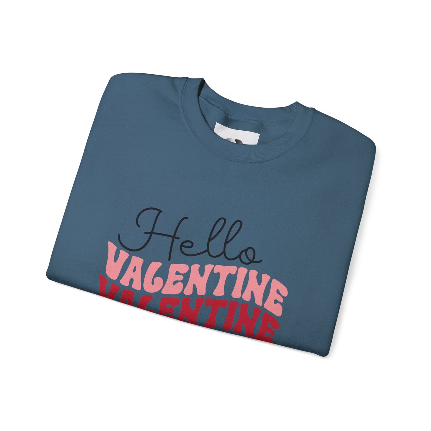 Hello Valentine Unisex Heavy Blend Crewneck Sweatshirt