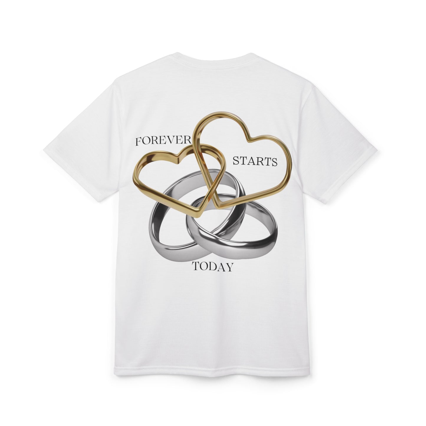 Forever Starts Today Unisex Cut & Sew Tee - Perfect Gift for Weddings and Anniversaries