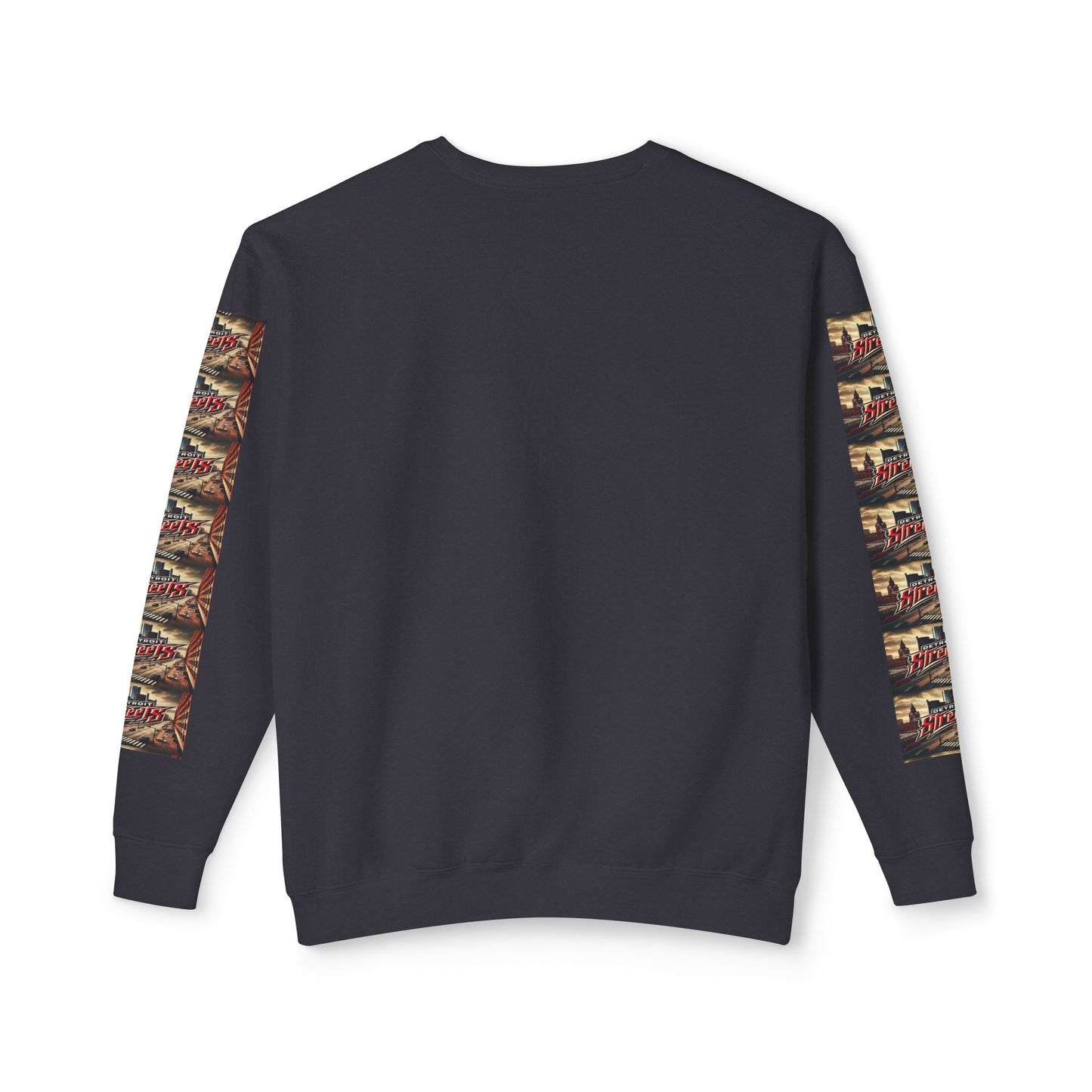 Detroit Streets Graphic Unisex Crewneck Sweatshirt - Lightweight & Stylish