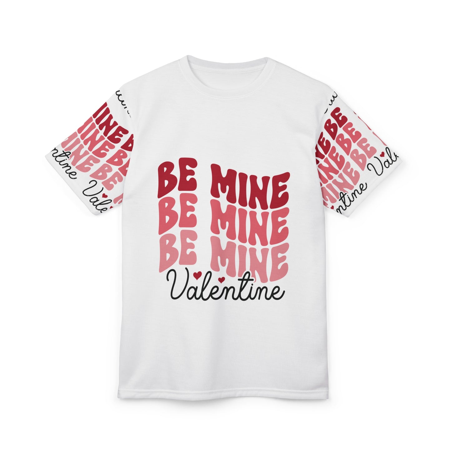 Be Mine Valentine Unisex Cut & Sew Tee (AOP)