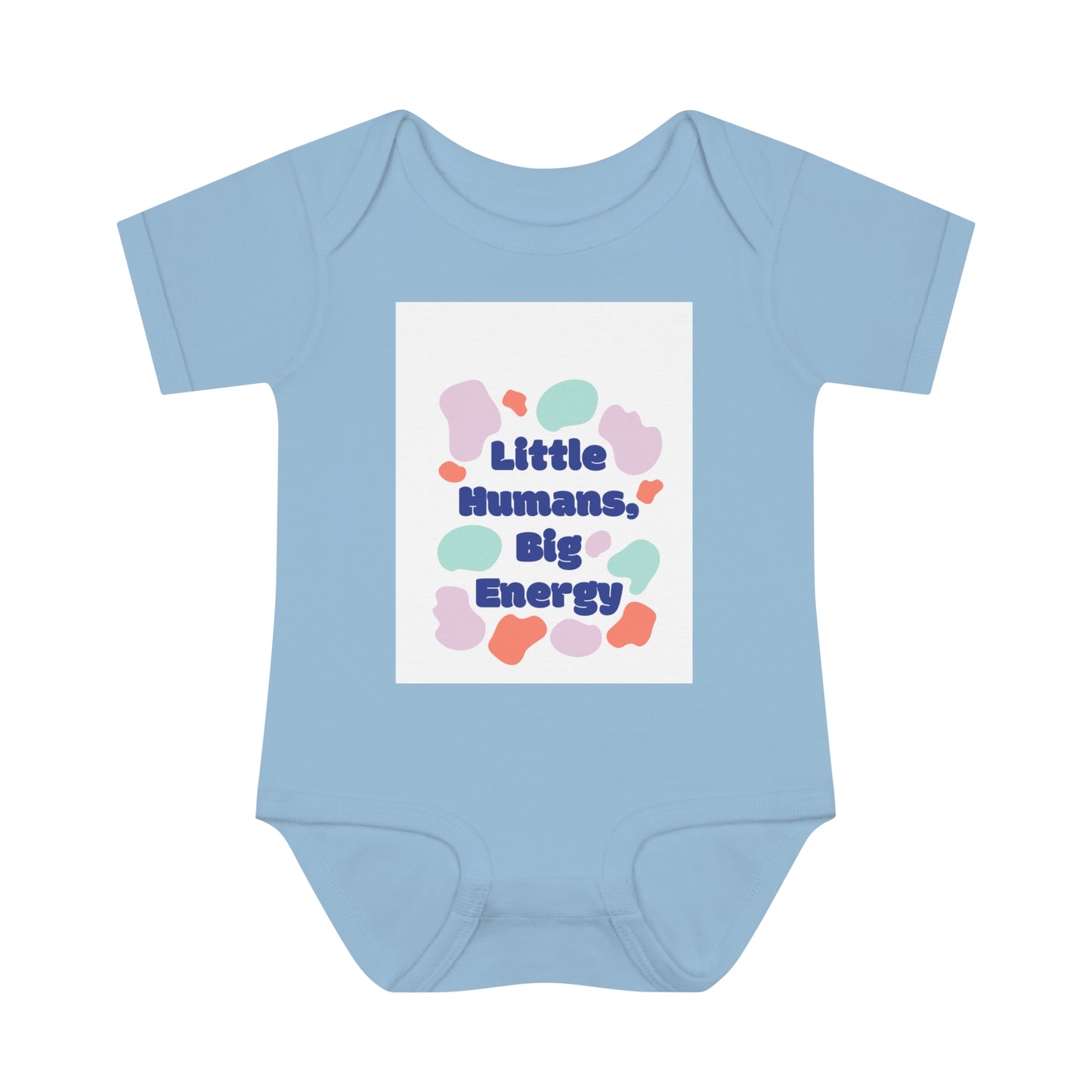 Cute Infant Bodysuit - "Little Humans, Big Energy" for Active Babies