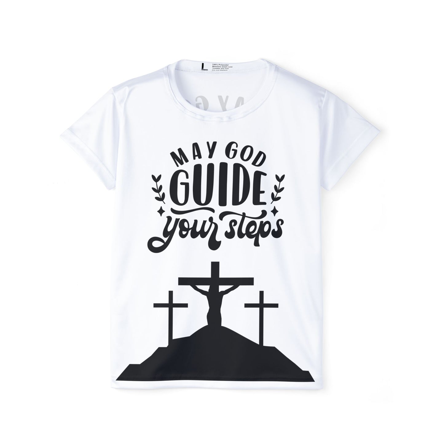 Women's Sports Jersey - "May God Guide Your Steps" Inspirational Tee