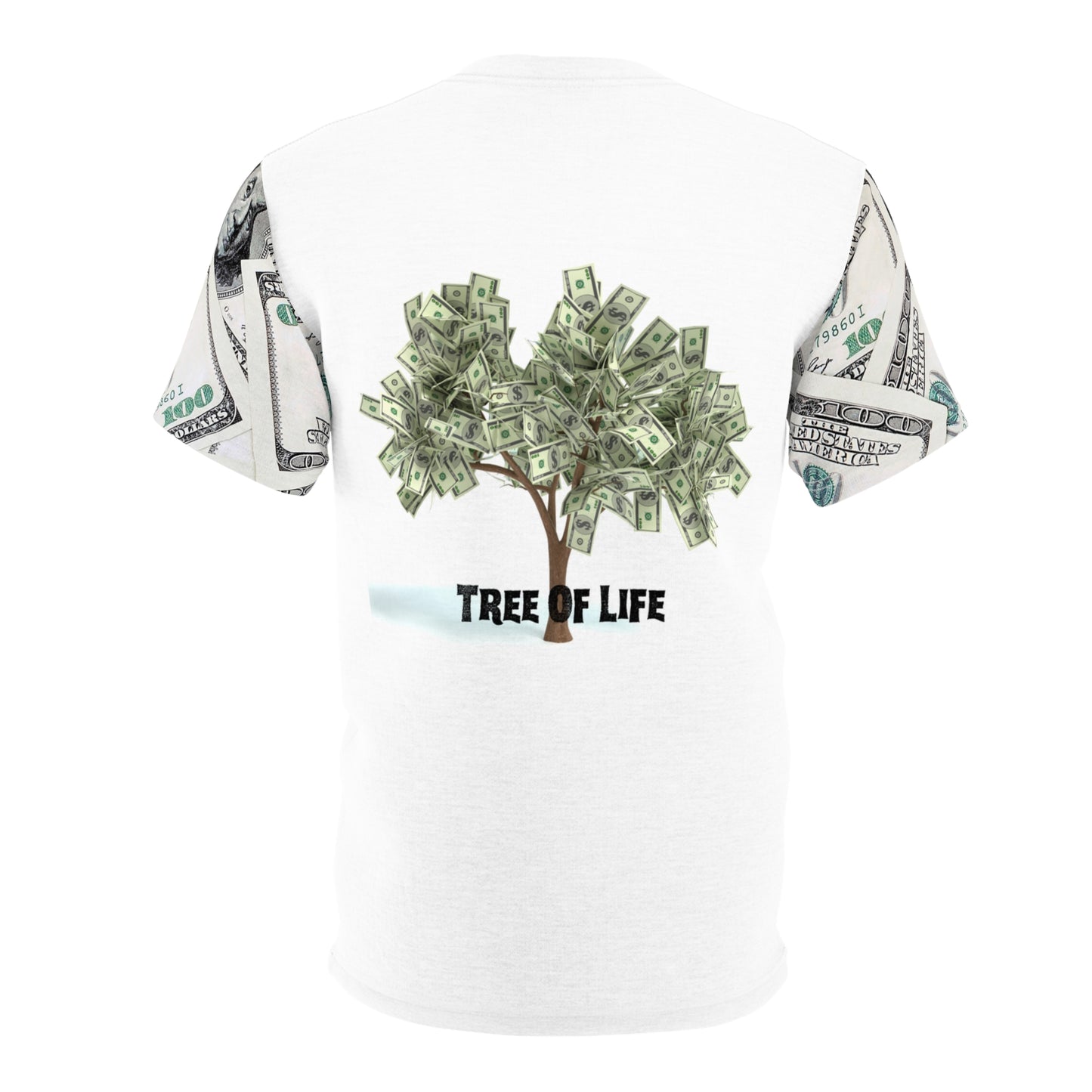 Tree of Life Money Tee - Unisex Cut & Sew Graphic T-Shirt