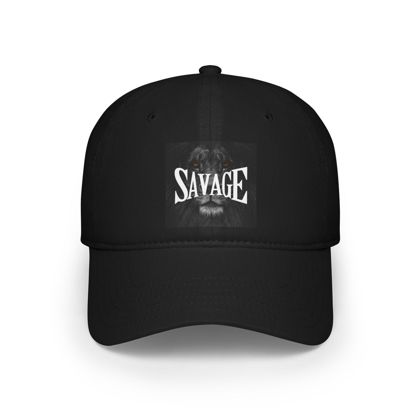 Savage Low Profile Baseball Cap - Stylish Black Hat for Urban Trendsetters