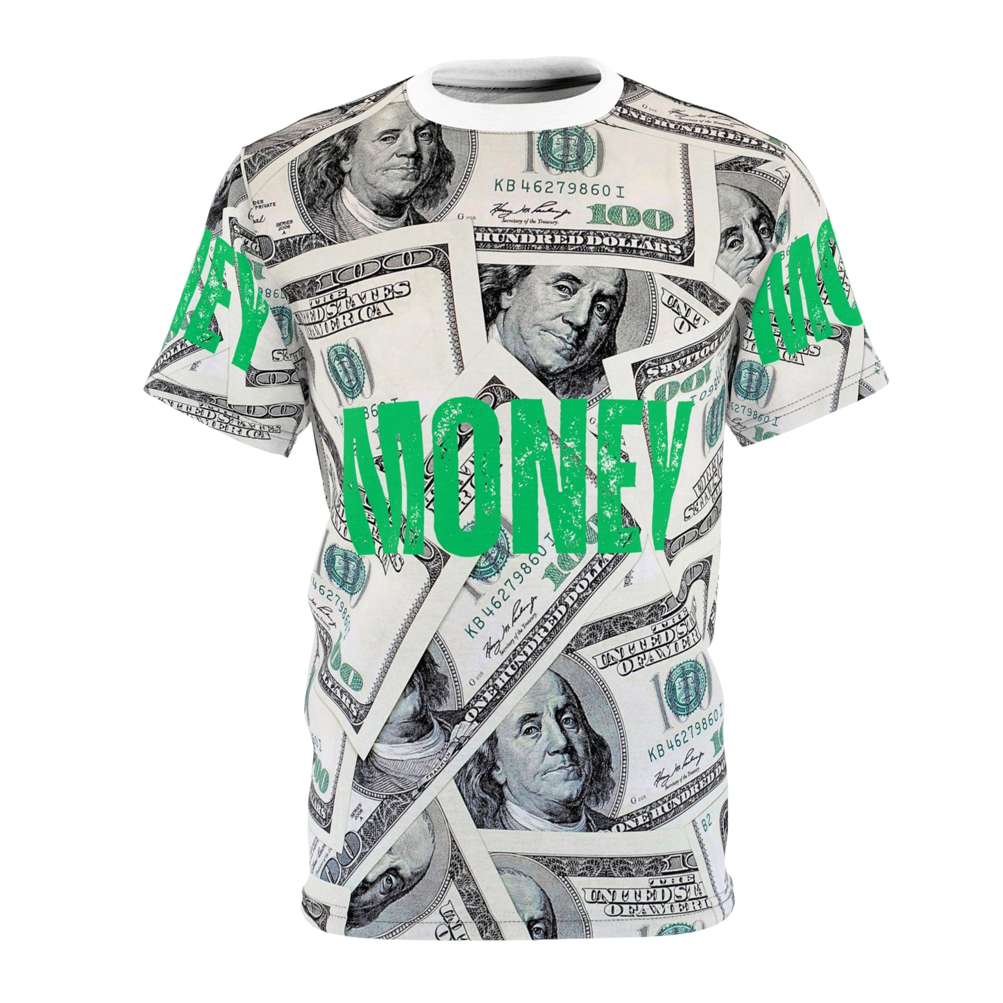 Money Graphic Unisex Cut & Sew Tee - Bold, Trendy Statement Shirt for Fashion Lovers