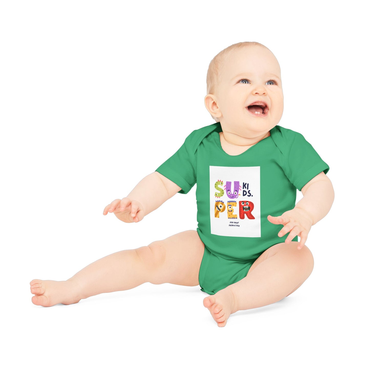 Super Fun Organic Baby Bodysuit - Perfect for Playtime and Gifts