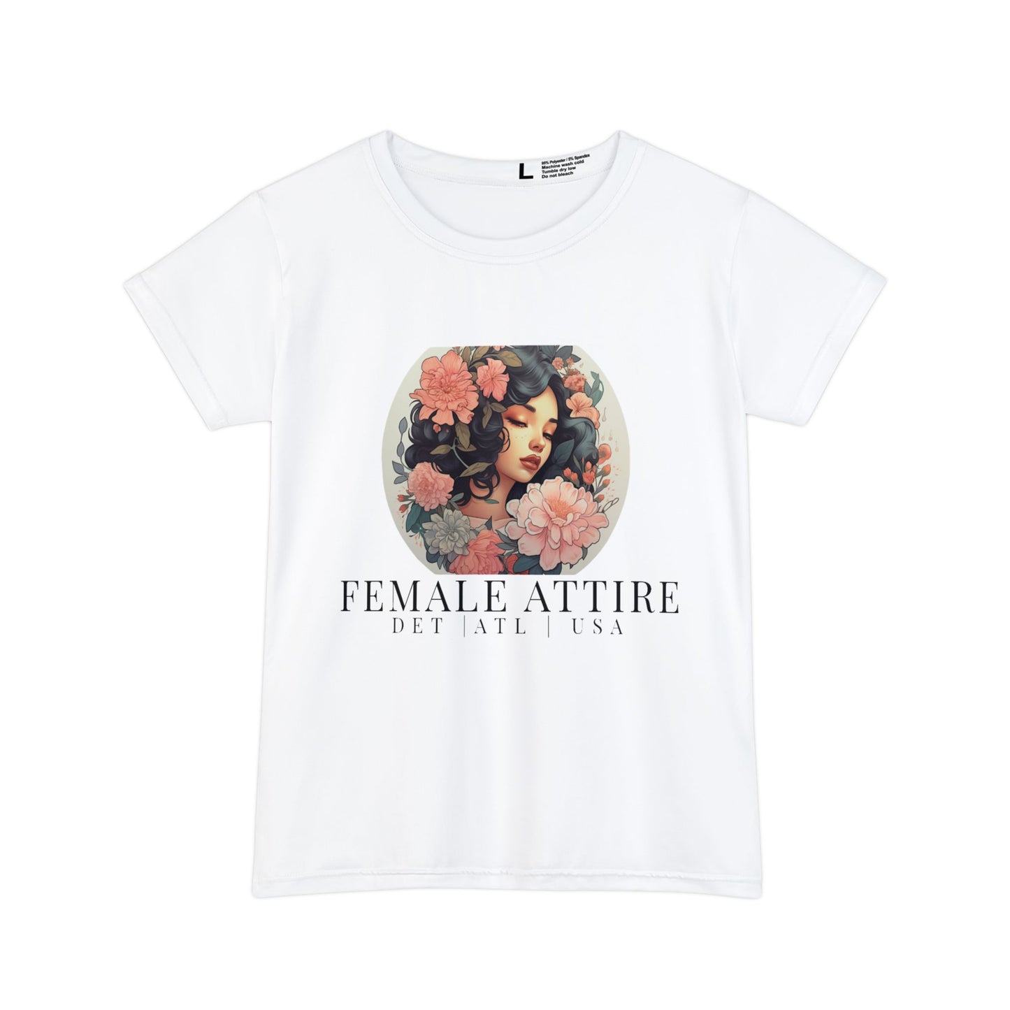 Floral Women’s Short Sleeve Shirt - Female Attire Design, Perfect for Casual Wear