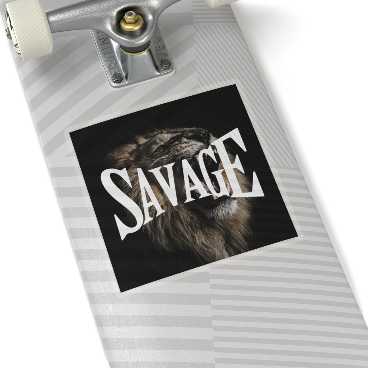 Savage Kiss-Cut Stickers - Bold Lion Design for Personalization and Unique Gifts