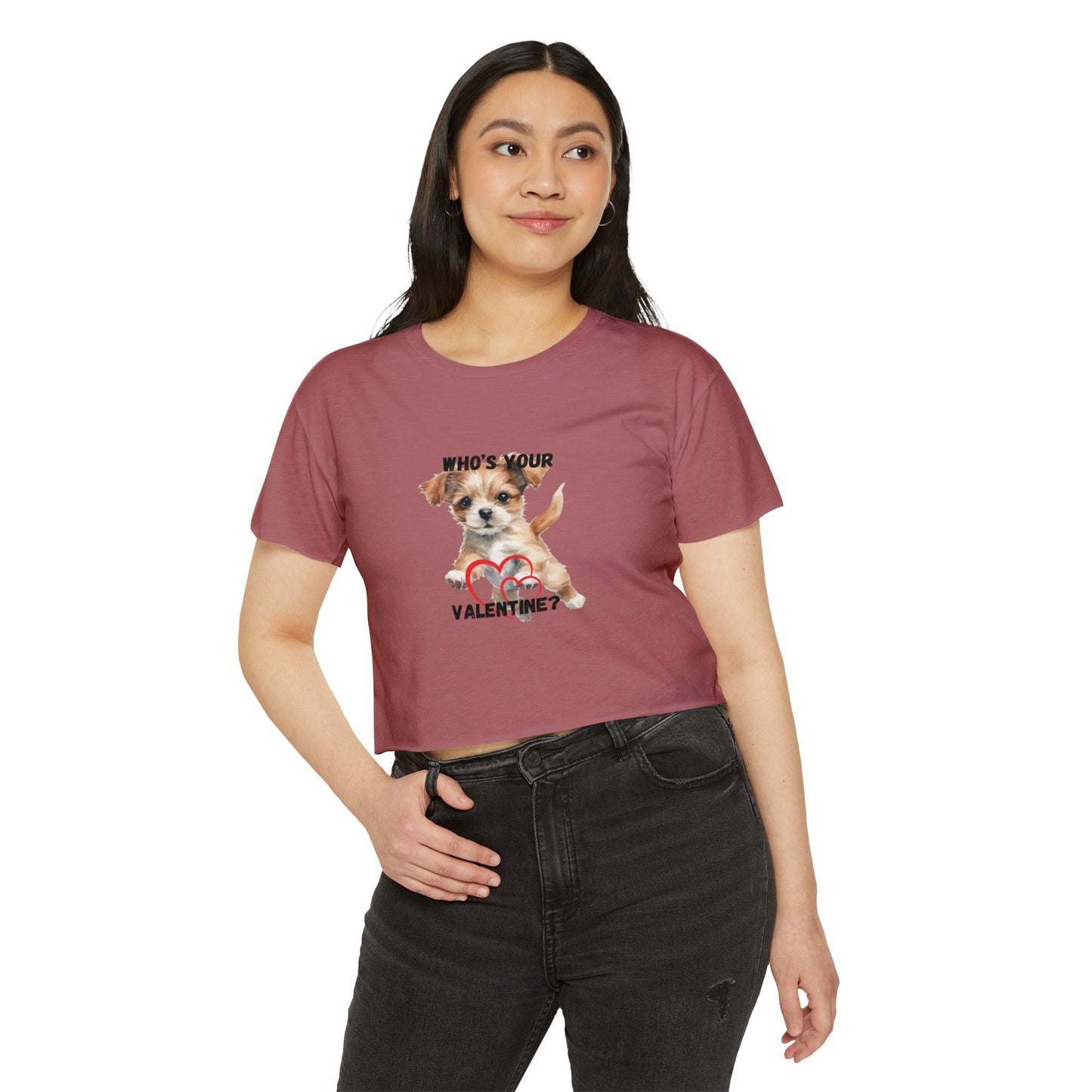 Valentine Women's Festival Crop Top