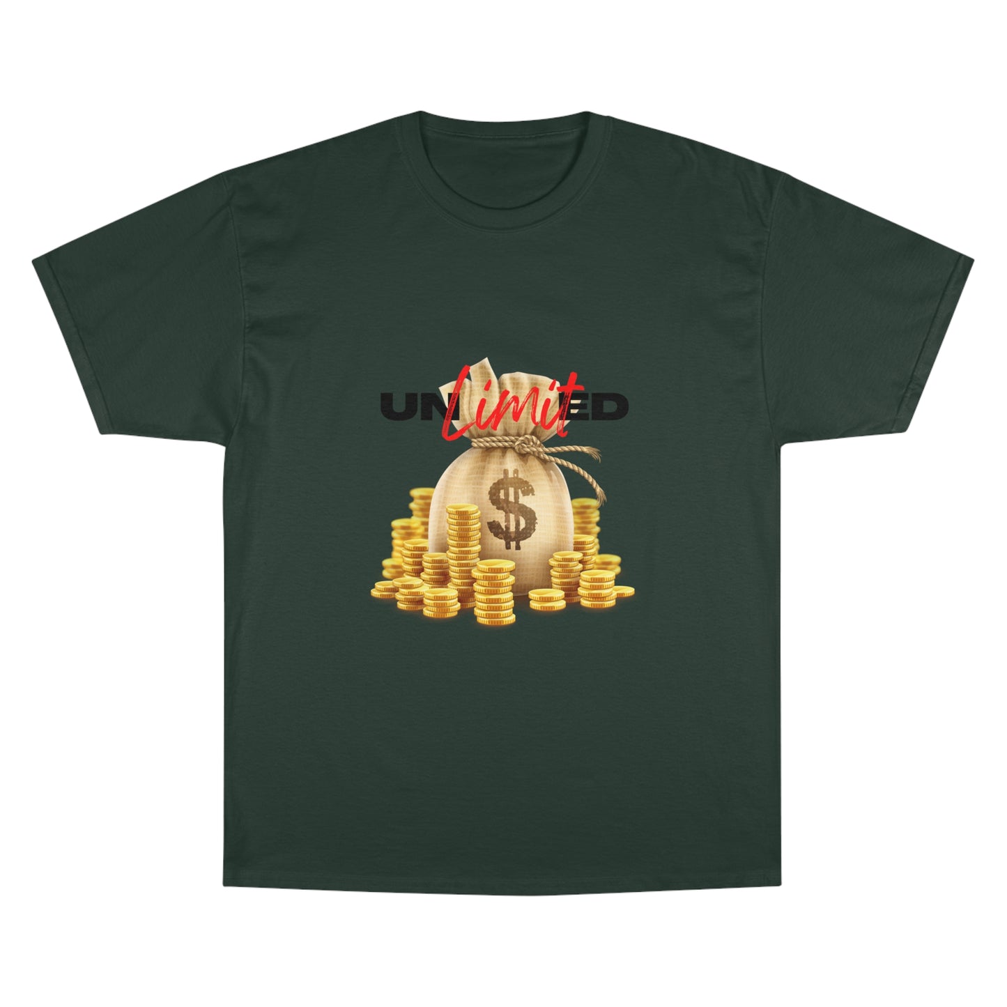 Unlimited Wealth Champion T-Shirt - Casual Gift for Money Lovers