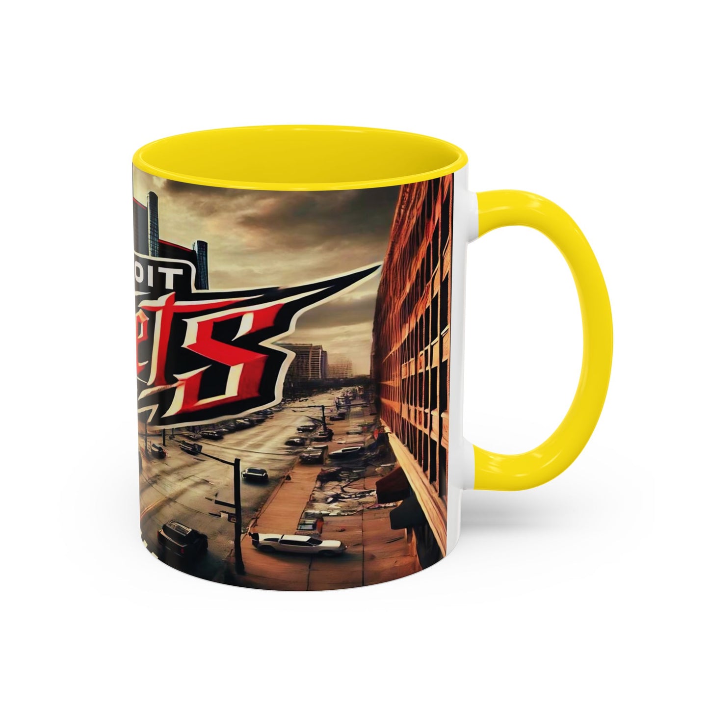 Detroit Streets Accent Coffee Mug - 11oz & 15oz, Urban Vibe