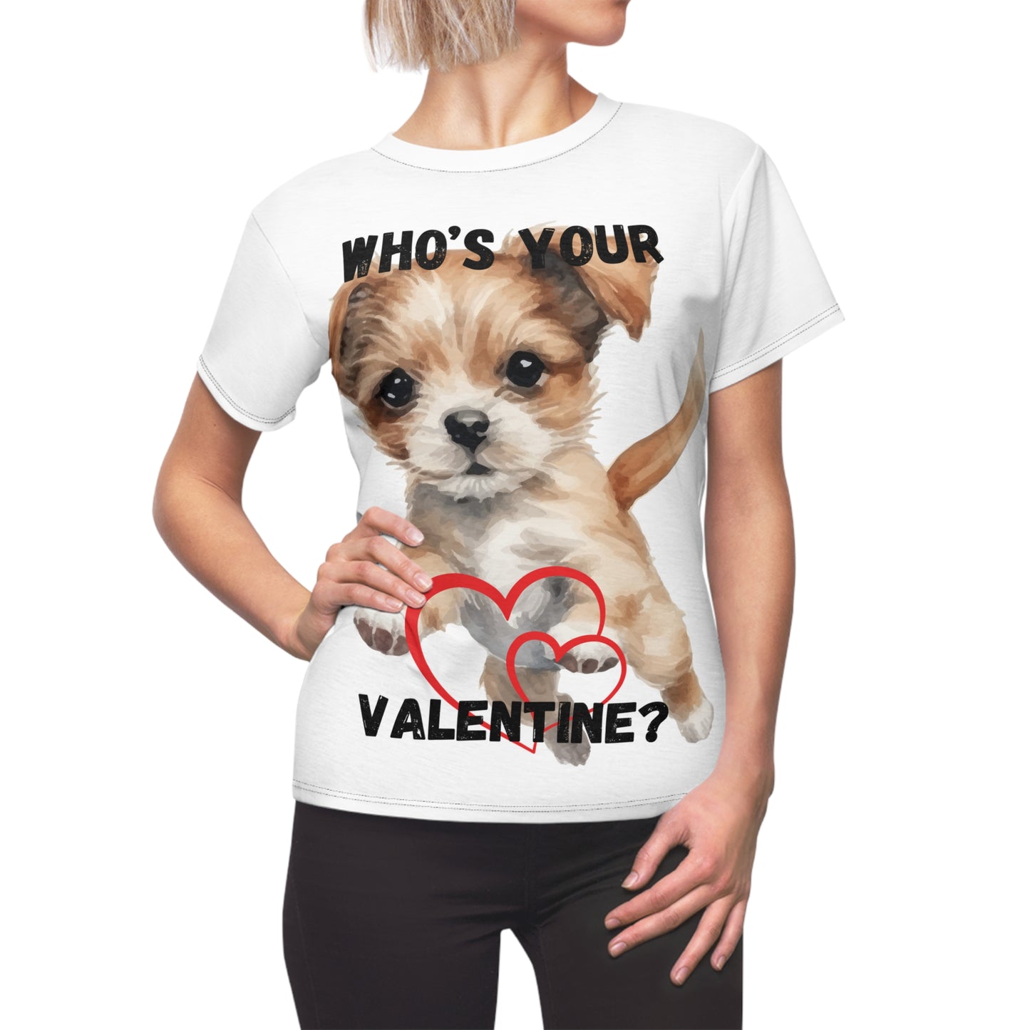 Valentine Women's Cut & Sew Tee (AOP)