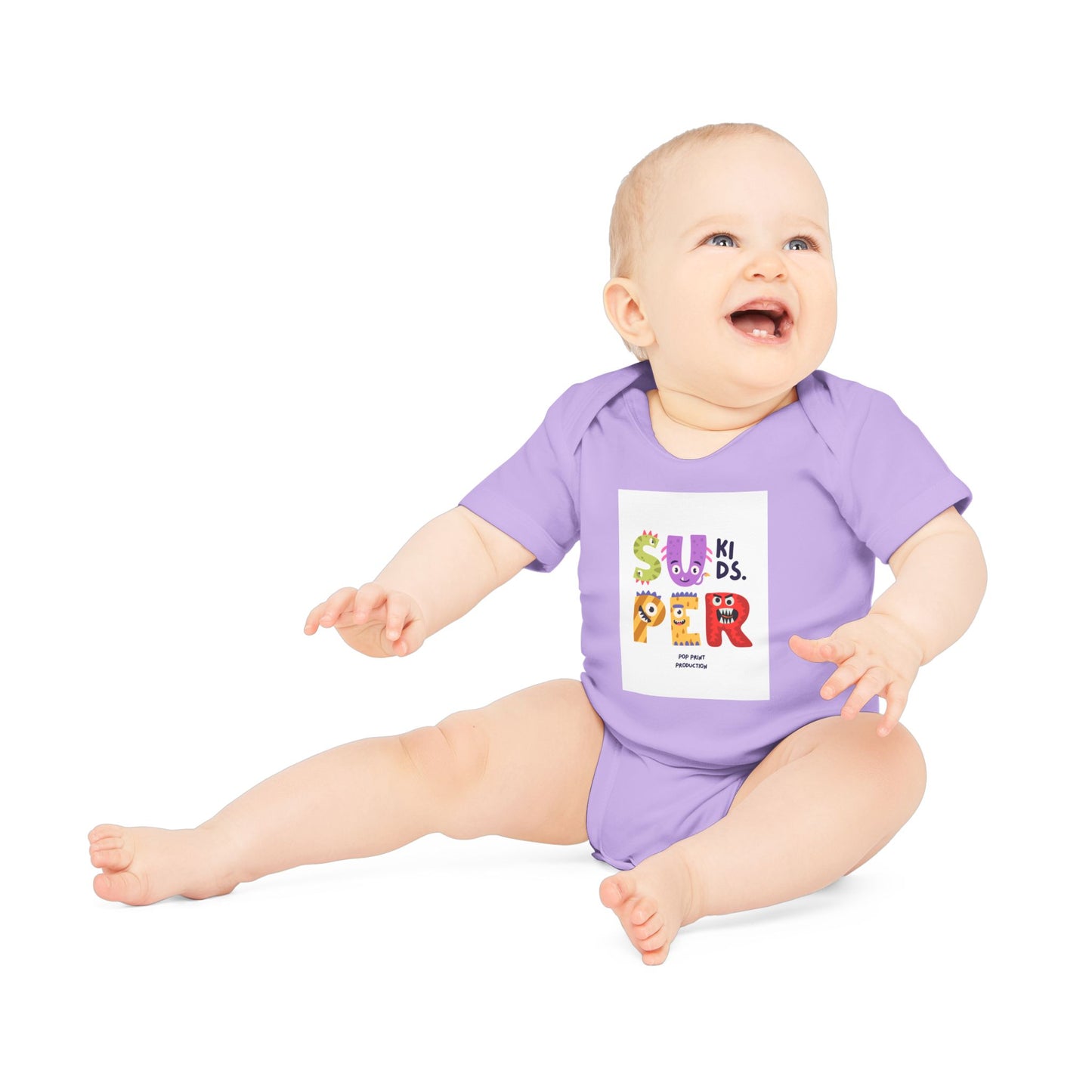 Super Fun Organic Baby Bodysuit - Perfect for Playtime and Gifts