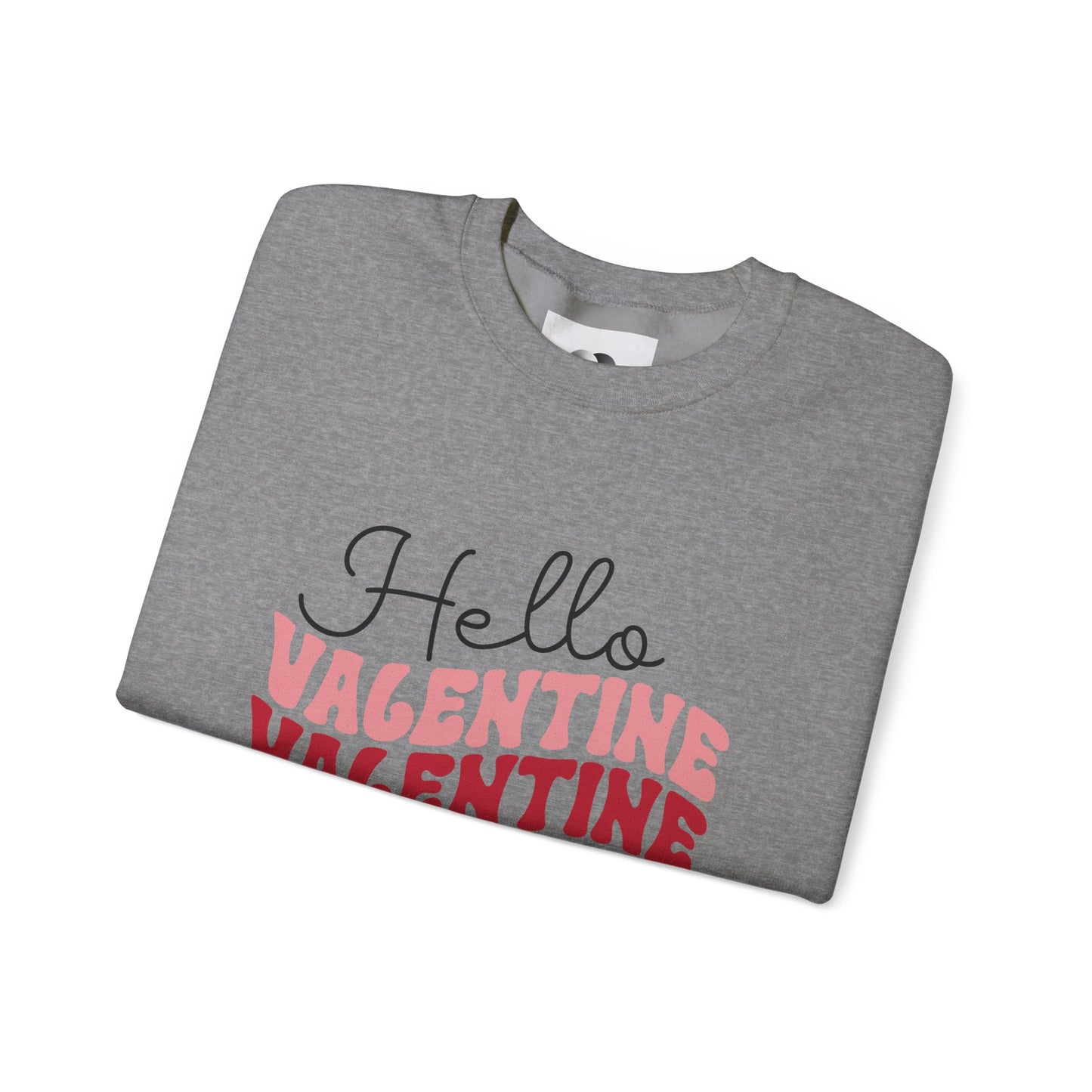 Hello Valentine Unisex Heavy Blend Crewneck Sweatshirt