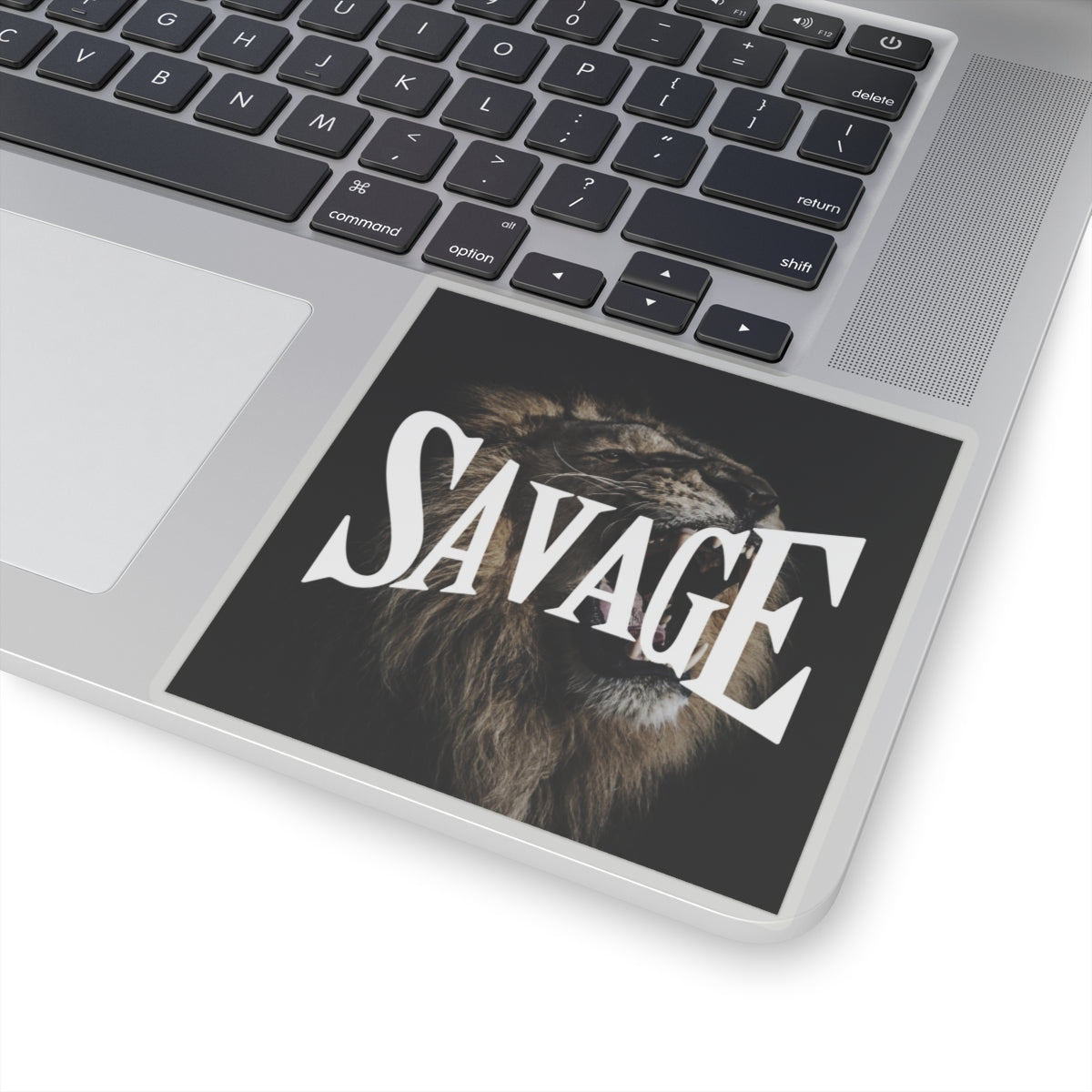 Savage Kiss-Cut Stickers - Bold Lion Design for Personalization and Unique Gifts