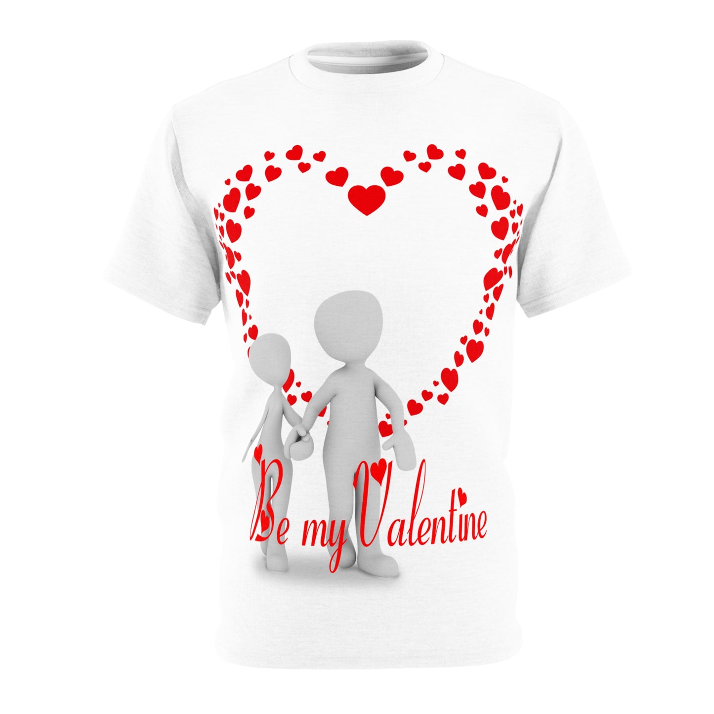 Valentine's Day Unisex Tee - 'Be My Valentine' Heart Design