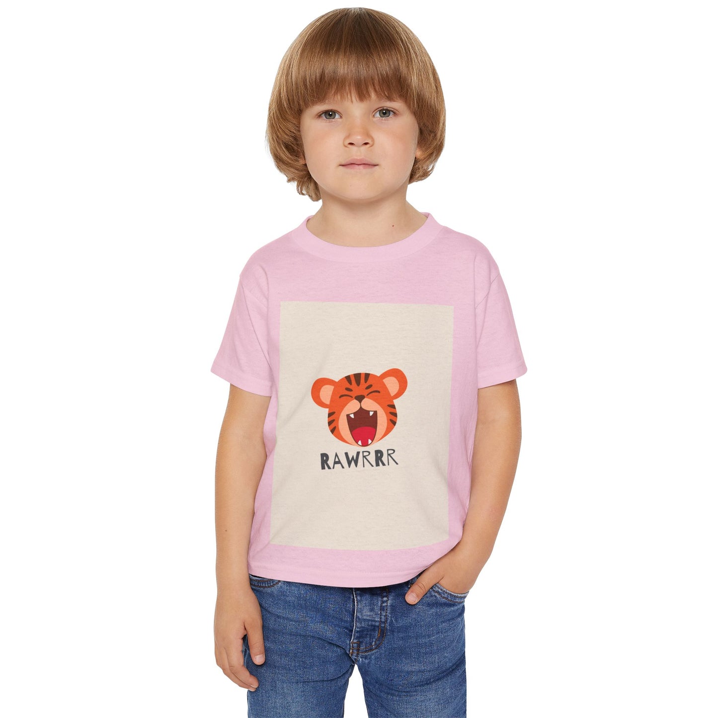 Cute Tiger RAWRRRR Toddler T-Shirt | Fun Kids Tee