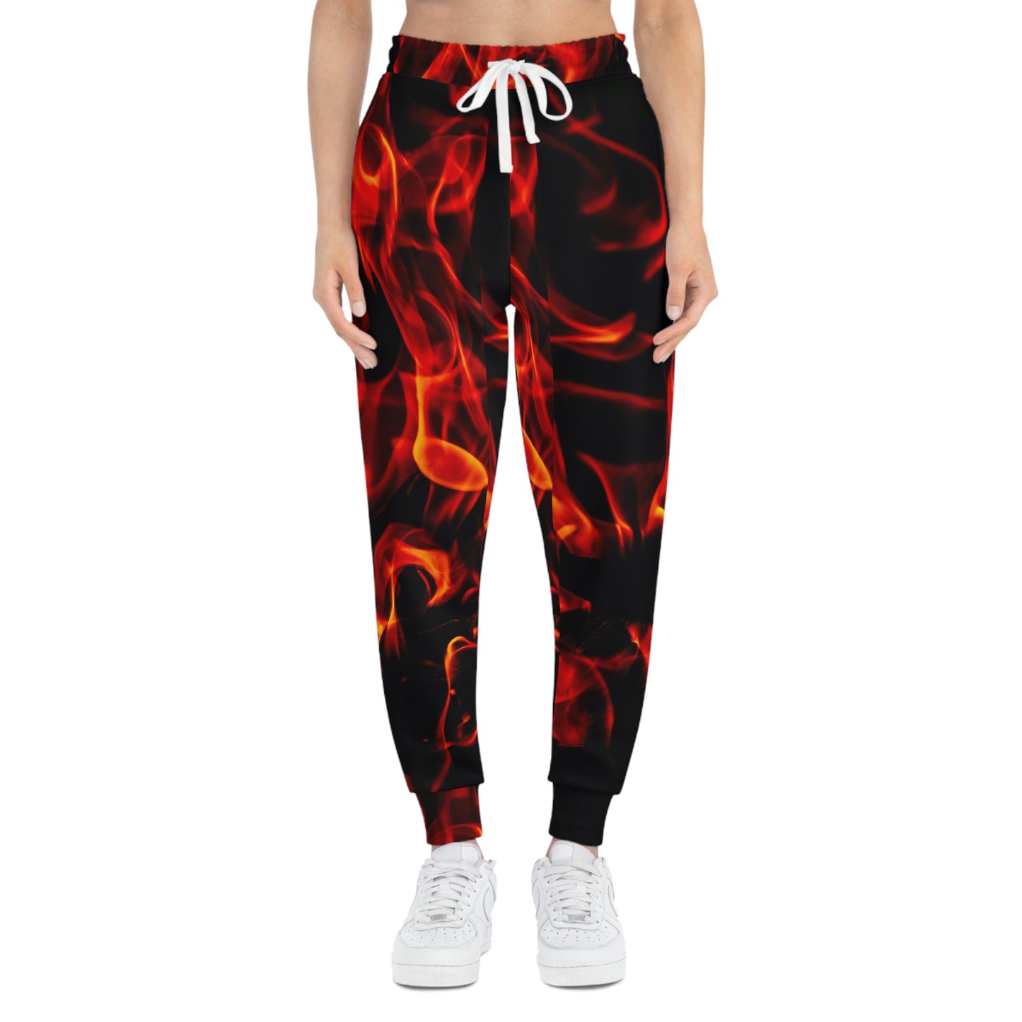 Fiery Flames Athletic Joggers for Active Lifestyle