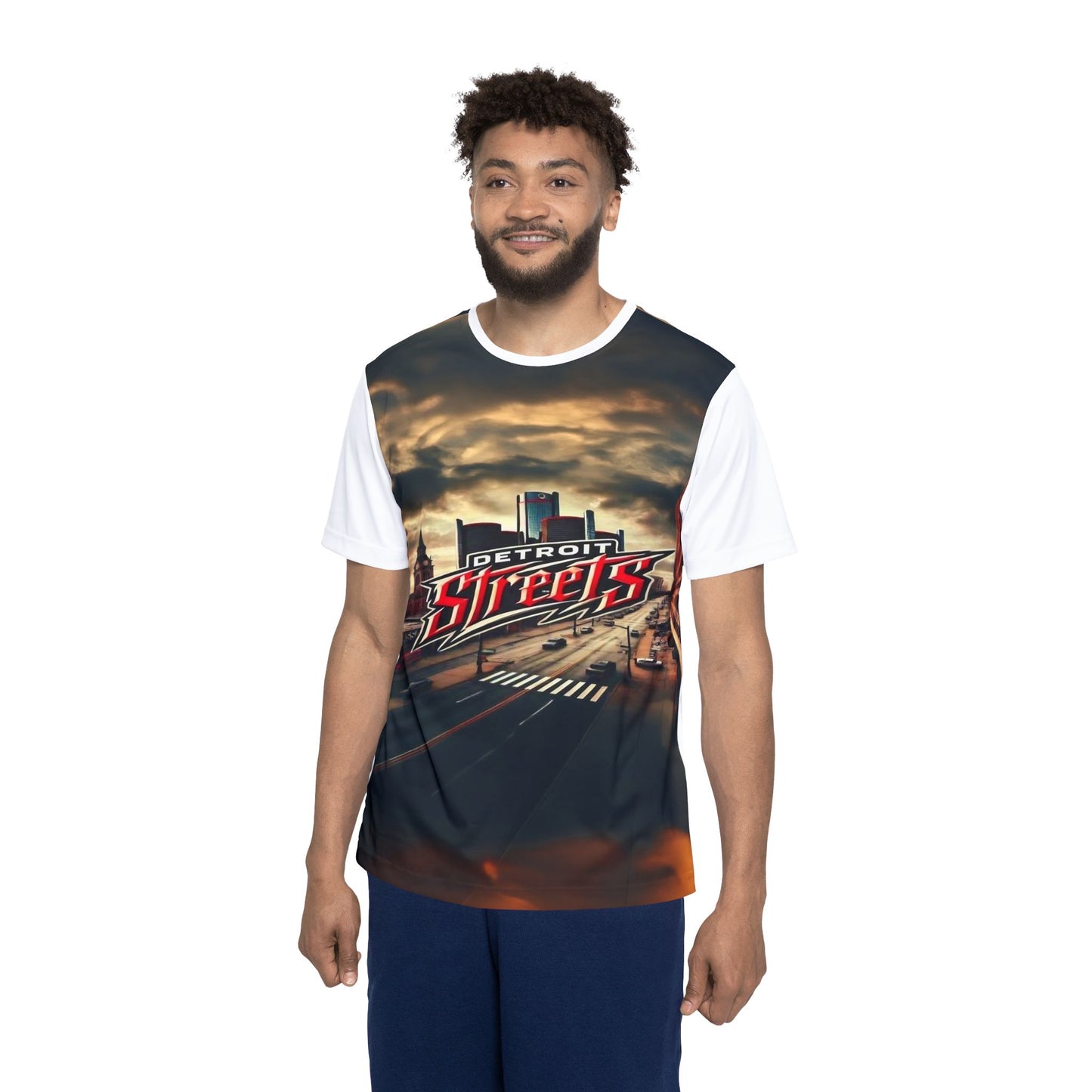 Detroit Streets Men's Sports Jersey - Urban Style Athletic Tee