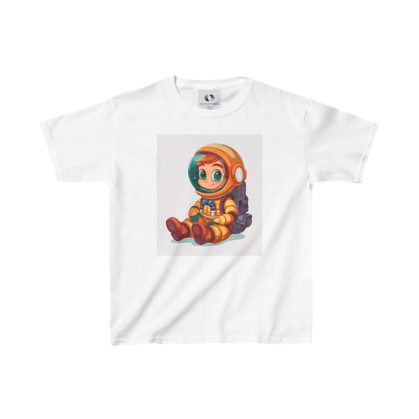 Astronaut Kids Heavy Cotton™ Tee - Fun Space Adventure Shirt for Young Explorers