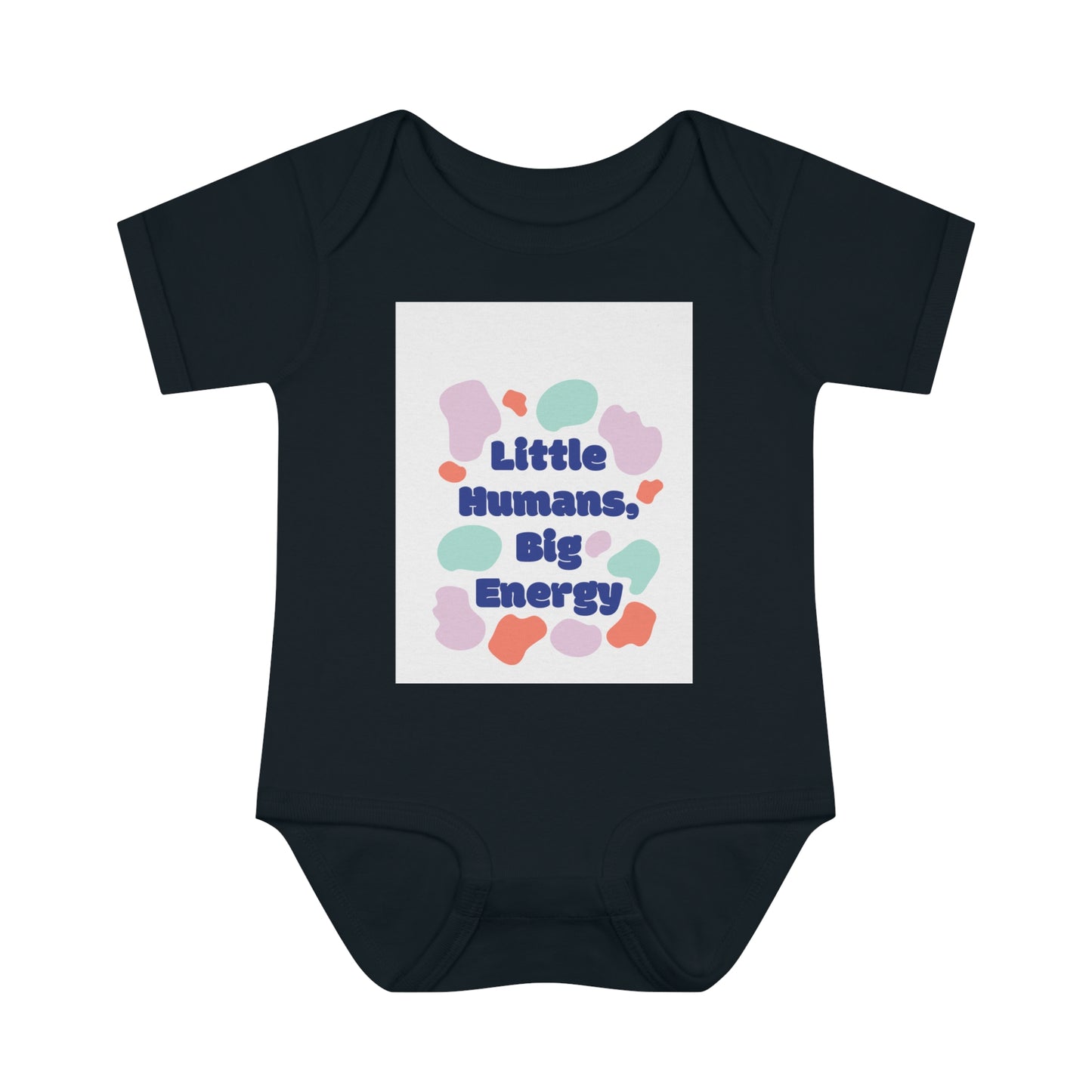 Cute Infant Bodysuit - "Little Humans, Big Energy" for Active Babies