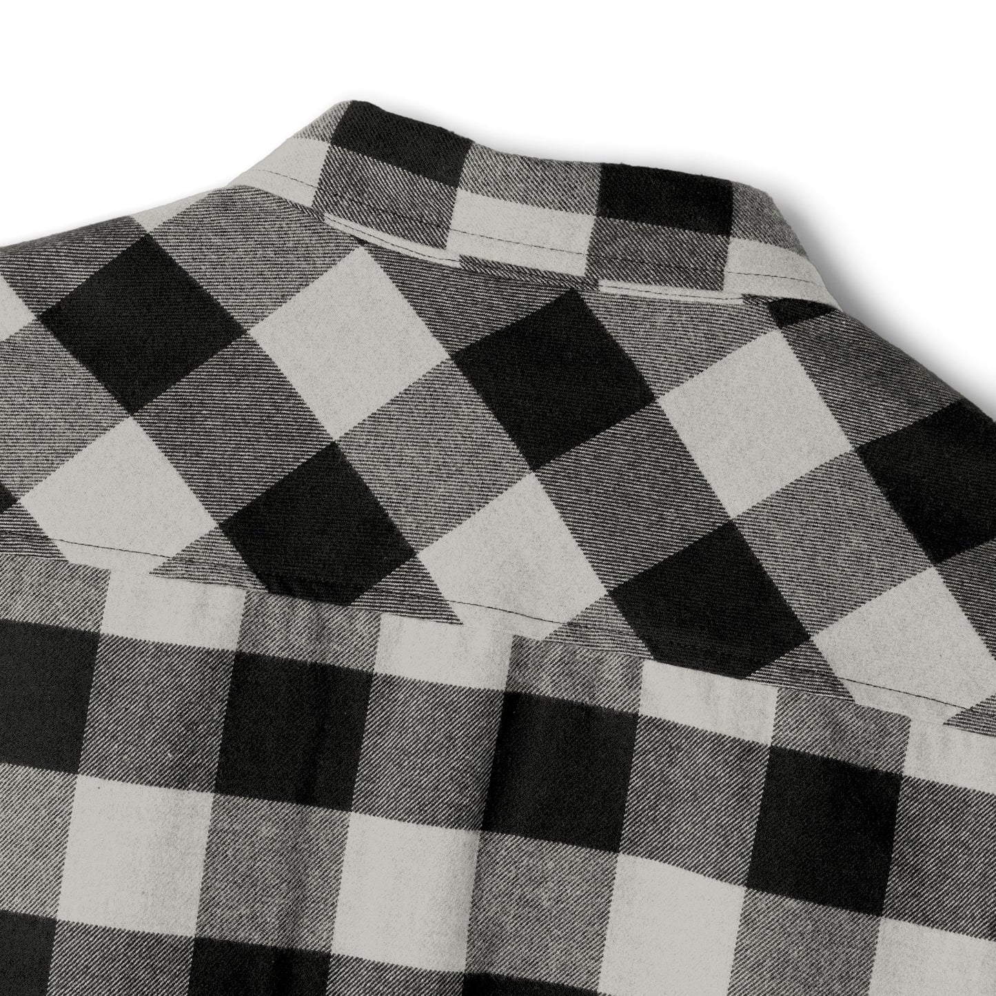 Cozy Black & White Flannel Shirt for All Seasons