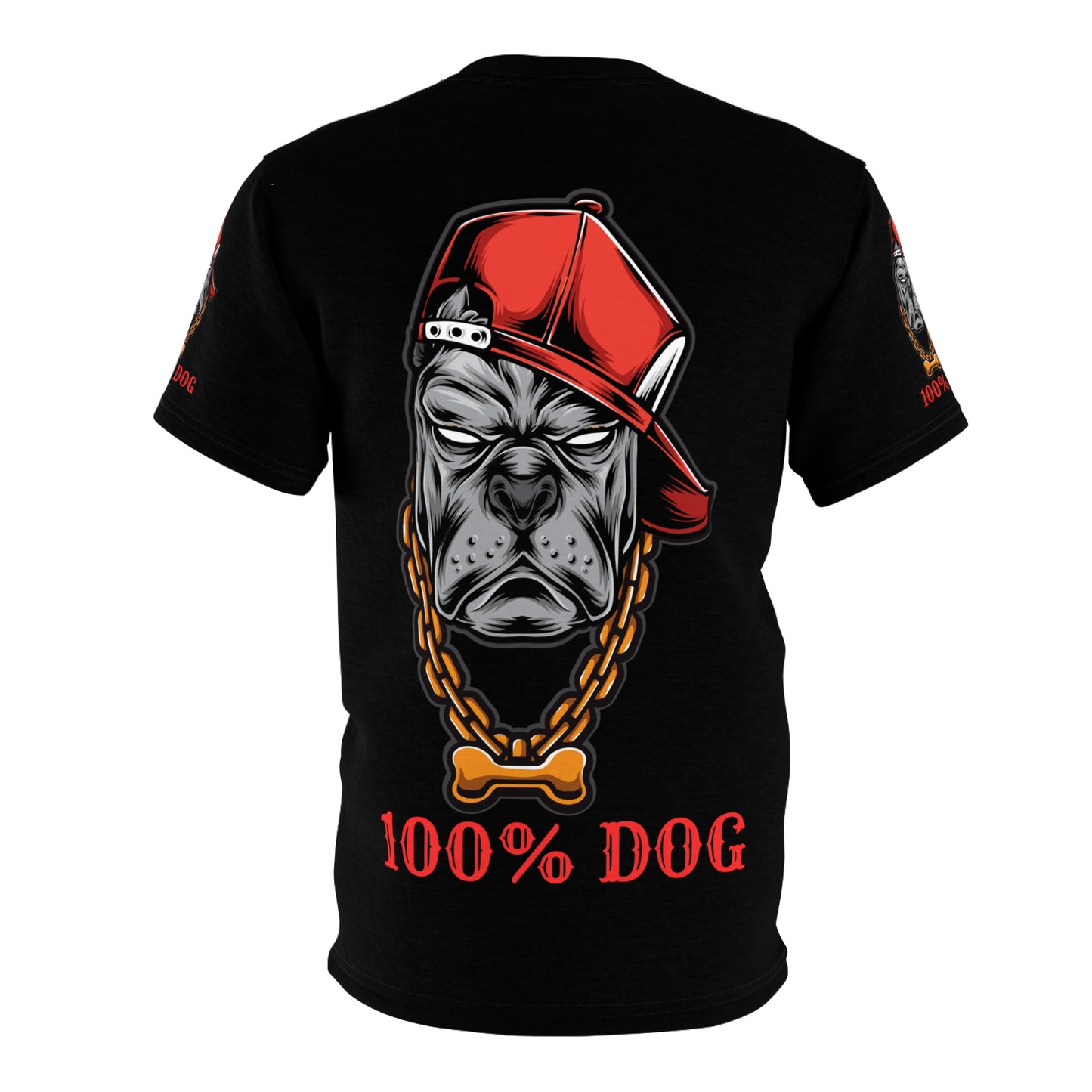 100% Dog Unisex Graphic Tee - Bold Design for Dog Lovers