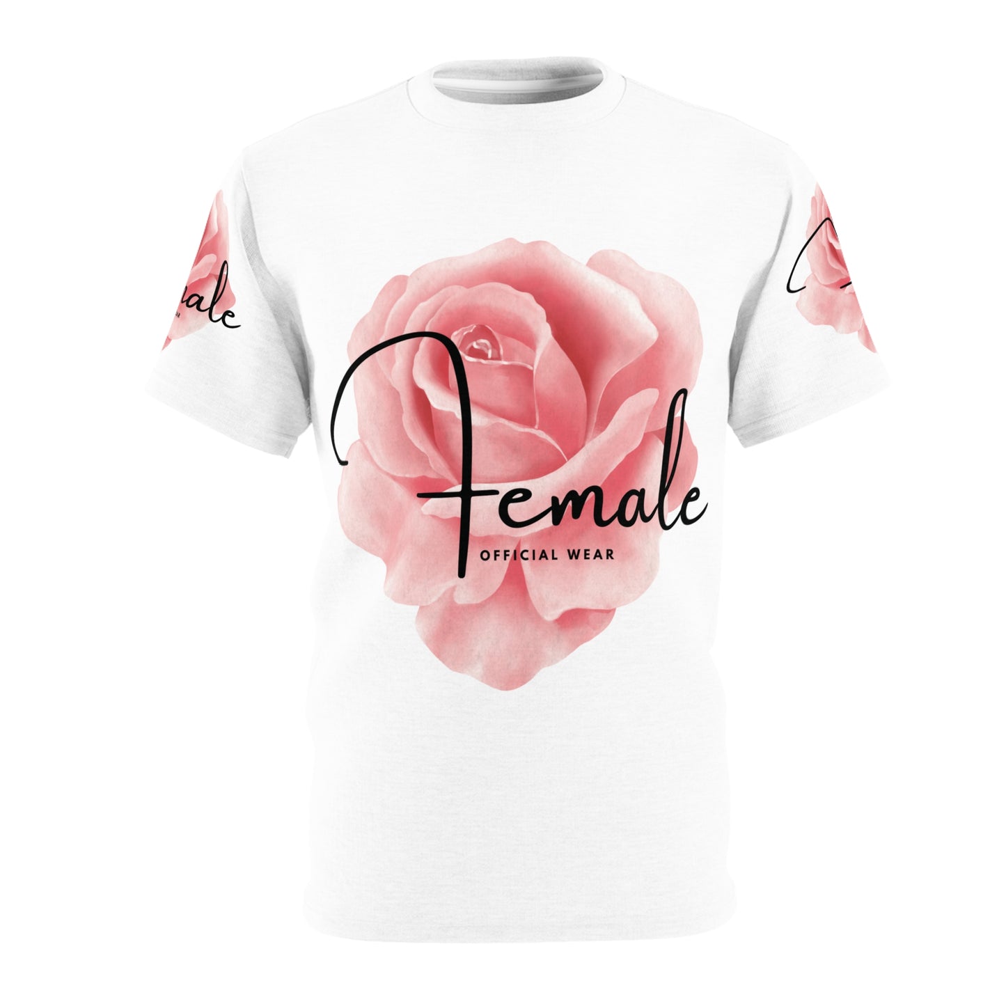 Floral Female Unisex Cut & Sew Tee - Casual Stylish Shirt for Women