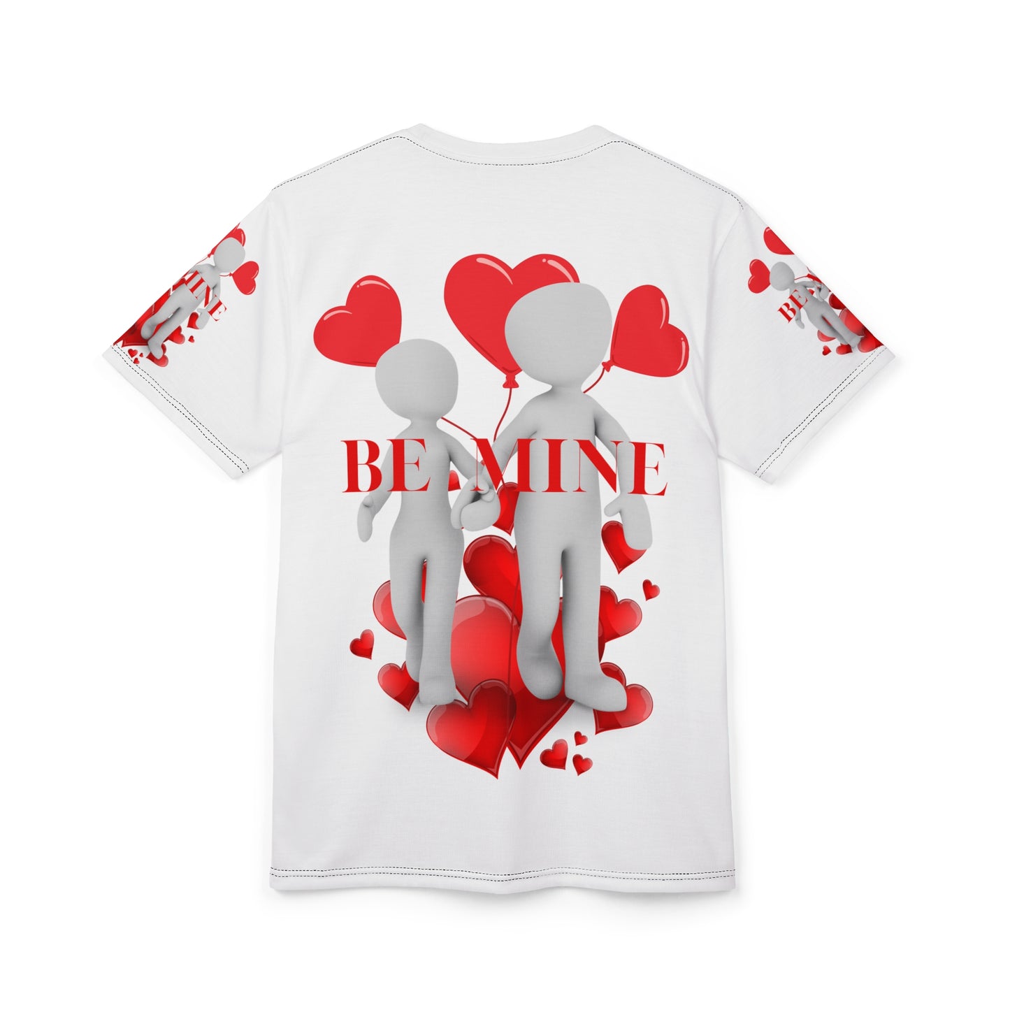 Valentine's Day Unisex Love Tee - 'Be Mine' Heart Design