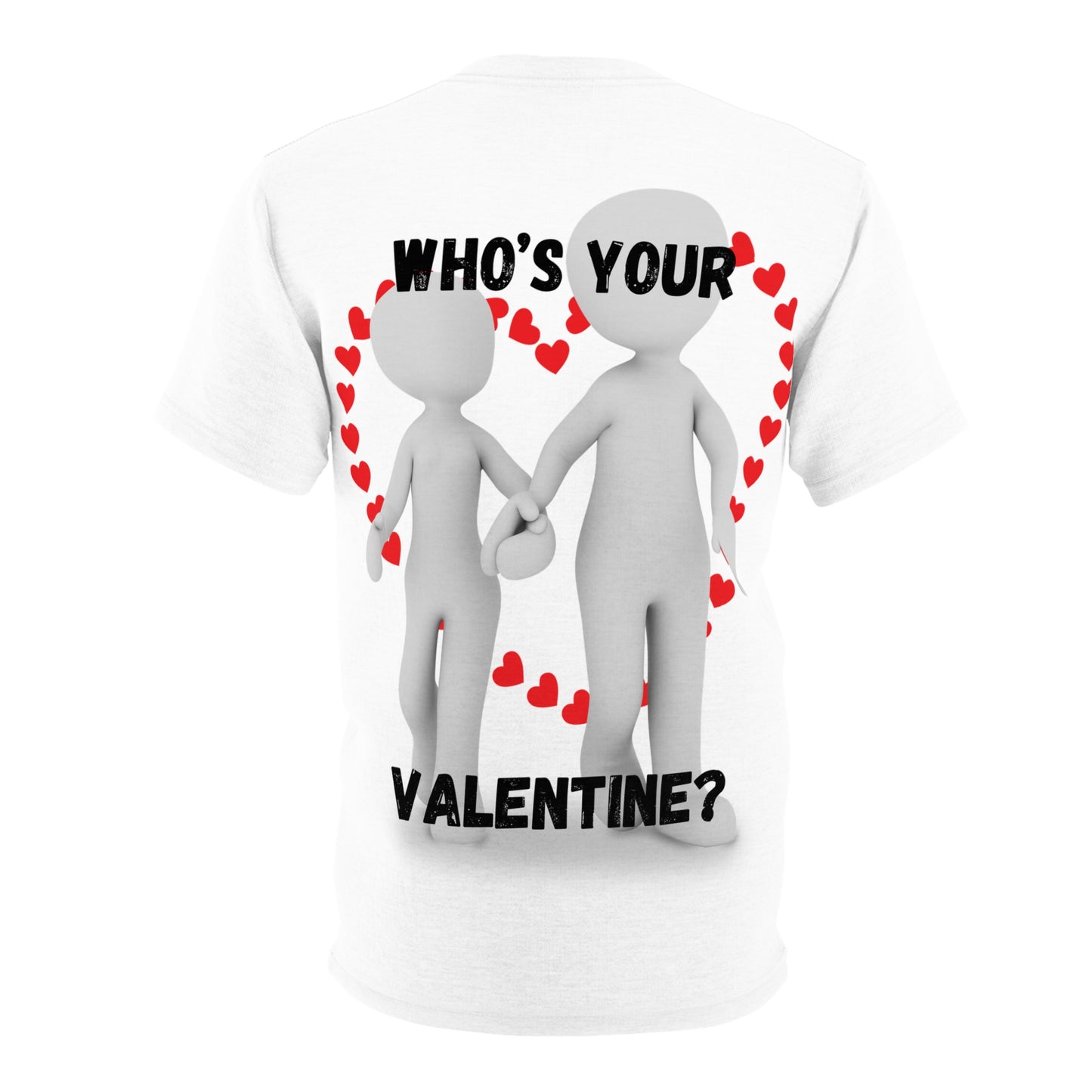 Valentine's Day Unisex Tee - 'Who's Your Valentine?' Graphic T-Shirt