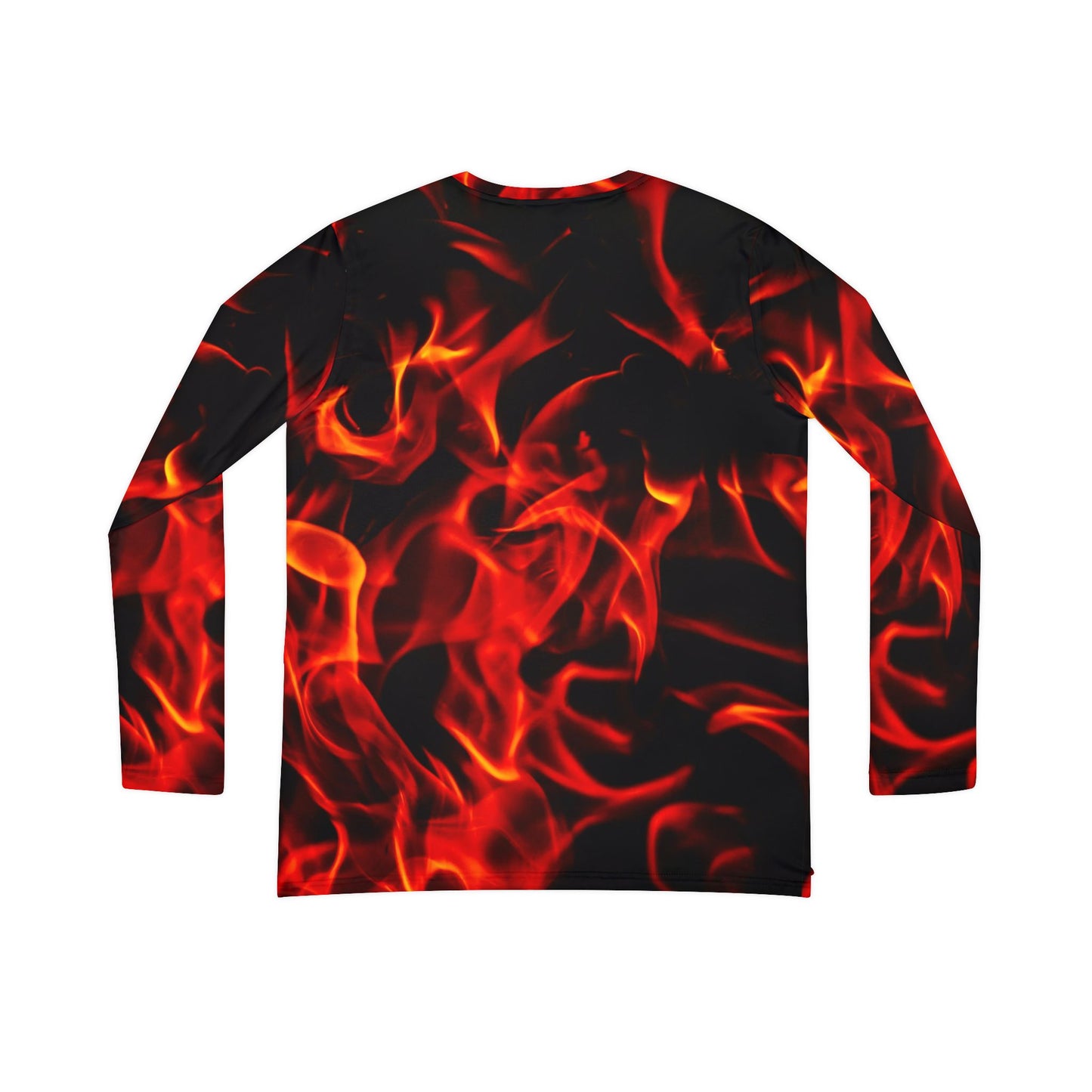 Fiery Women&#039;s Long Sleeve V-Neck Shirt - Bold and Stylish Top for Casual Wear