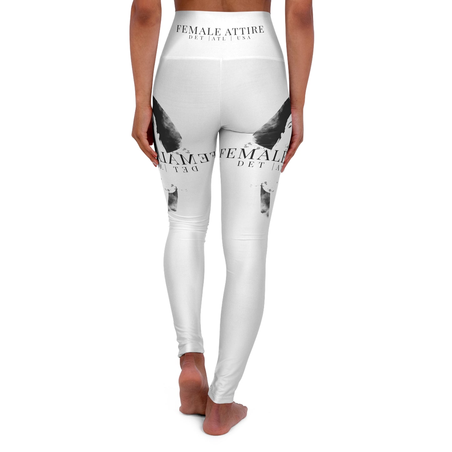 Stylish High Waisted Yoga Leggings - Female Attire Design for Comfort & Fashion