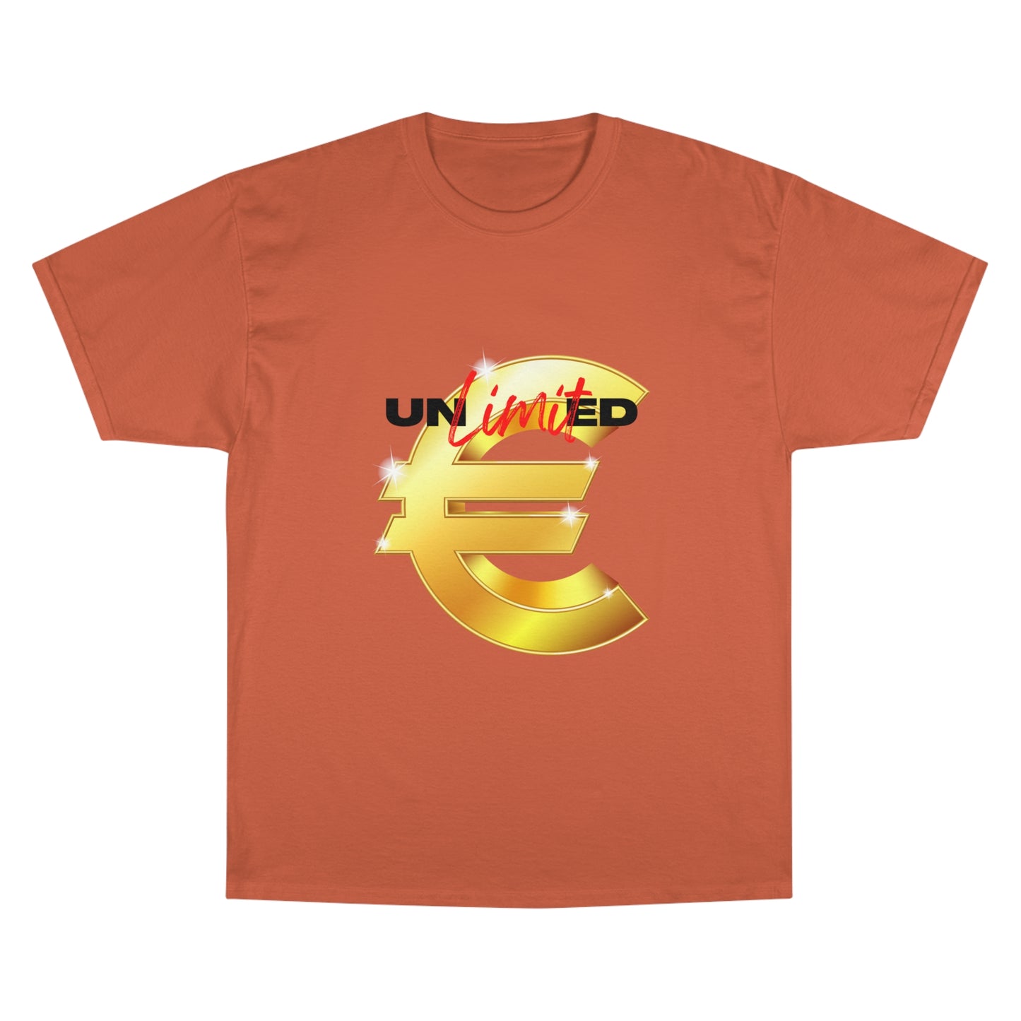 Unlimited Wealth Champion T-Shirt - Bold Euro Design for Trendsetters