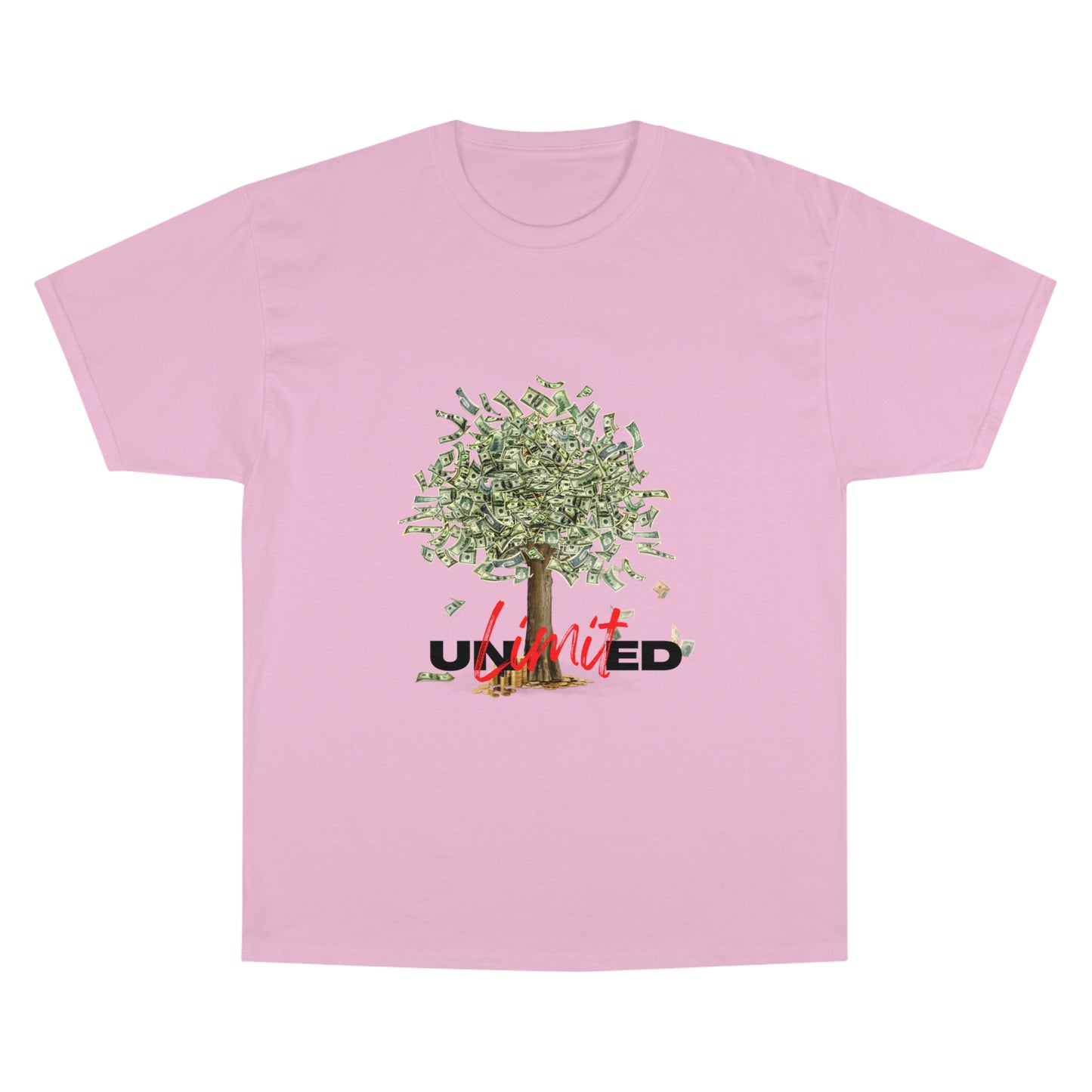 Champion T-Shirt - Unlimited Growth Tree Graphic