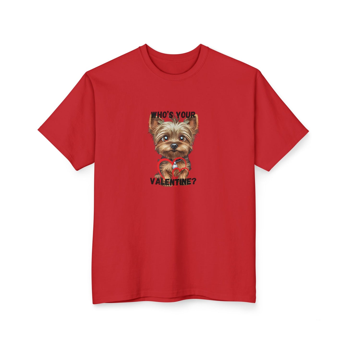 Valentine's Day Dog T-Shirt - Who's Your Valentine?