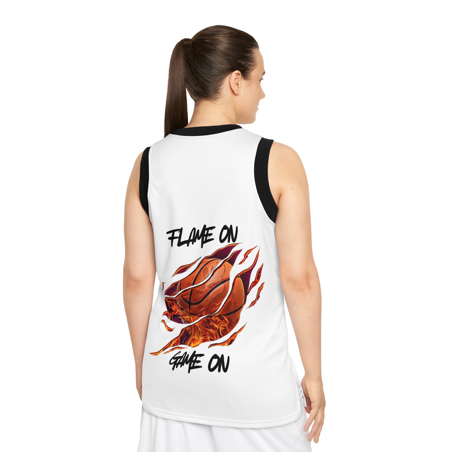 Flame On Basketball Jersey - Unisex Sport Tank for Game Day