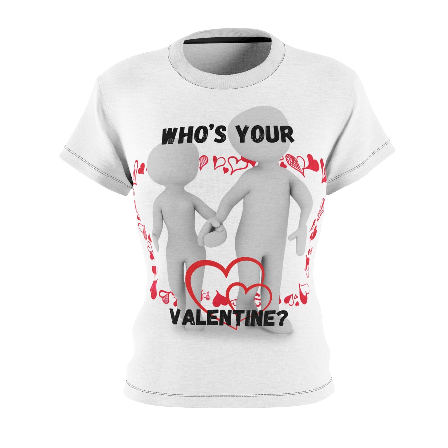 Valentine's Day Cut & Sew Tee - "Who's Your Valentine?"