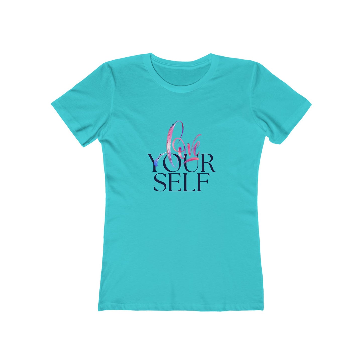 Women's Boyfriend Tee - 'Love Yourself' Inspirational Shirt