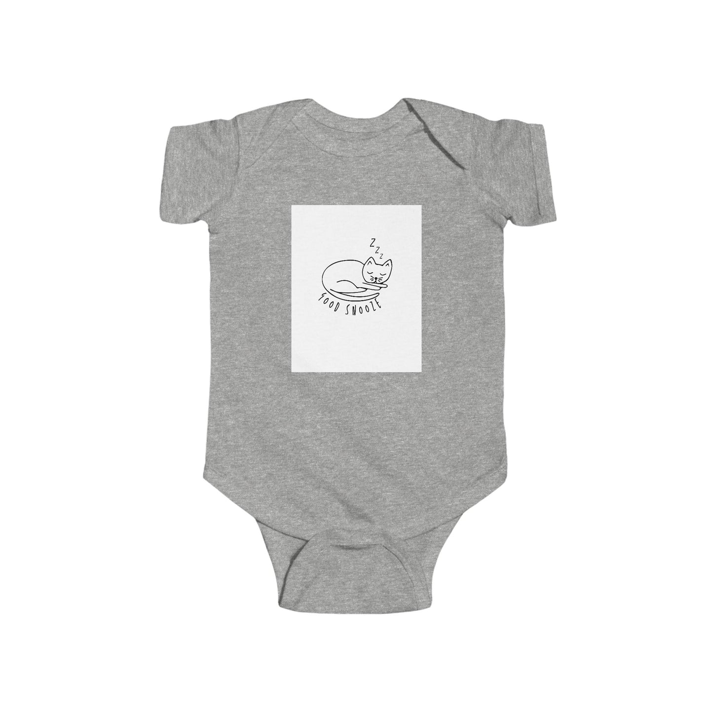 Cute Cat Nap Infant Bodysuit - Adorable Baby Clothes for Sleepy Snuggles