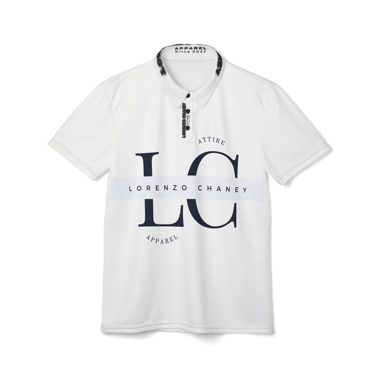 Stylish Unisex Polo Shirt with Lorenzo Chaney Logo - Versatile Casual Wear