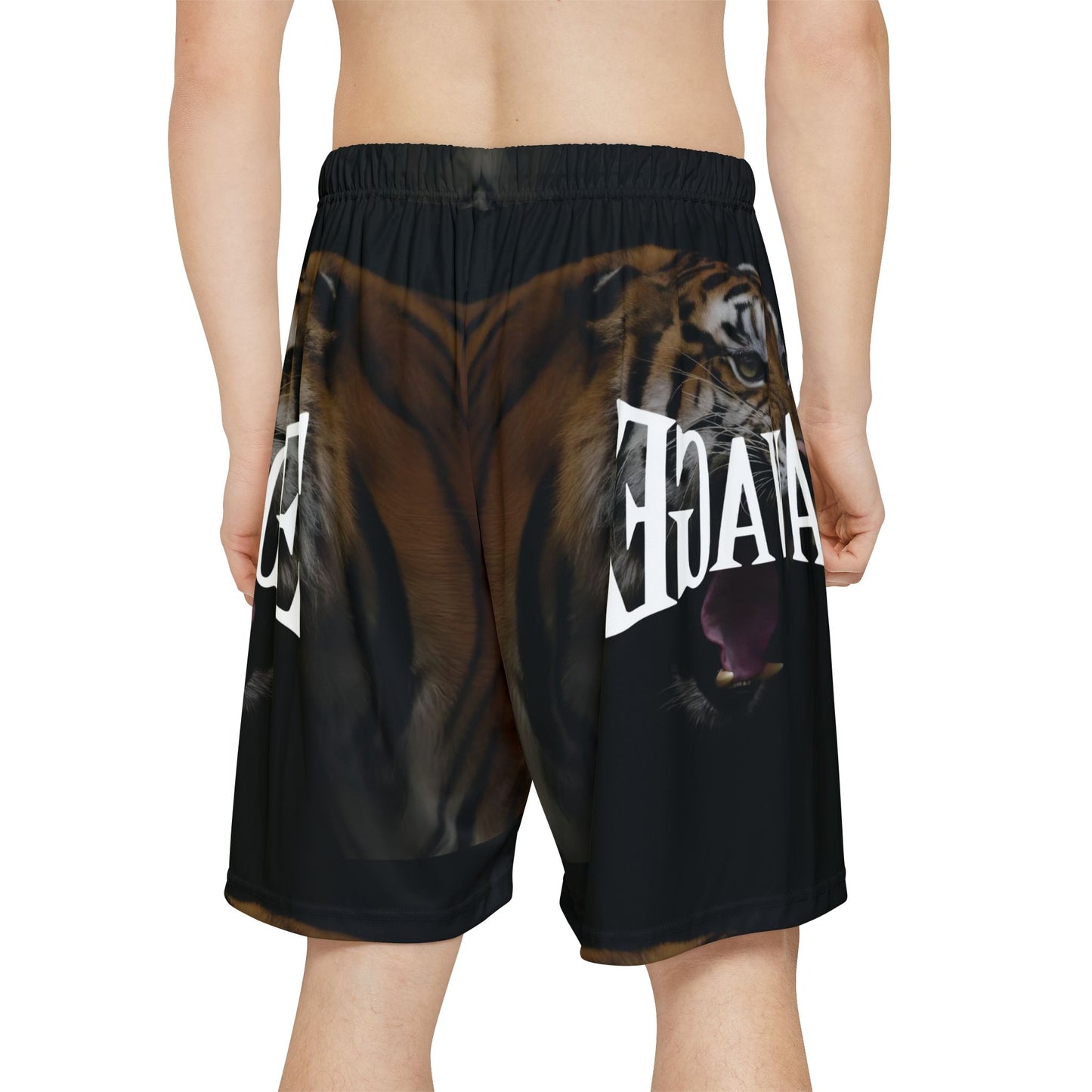 Savage Tiger Men's Sports Shorts - Breathable Athletic Wear for Active Lifestyle