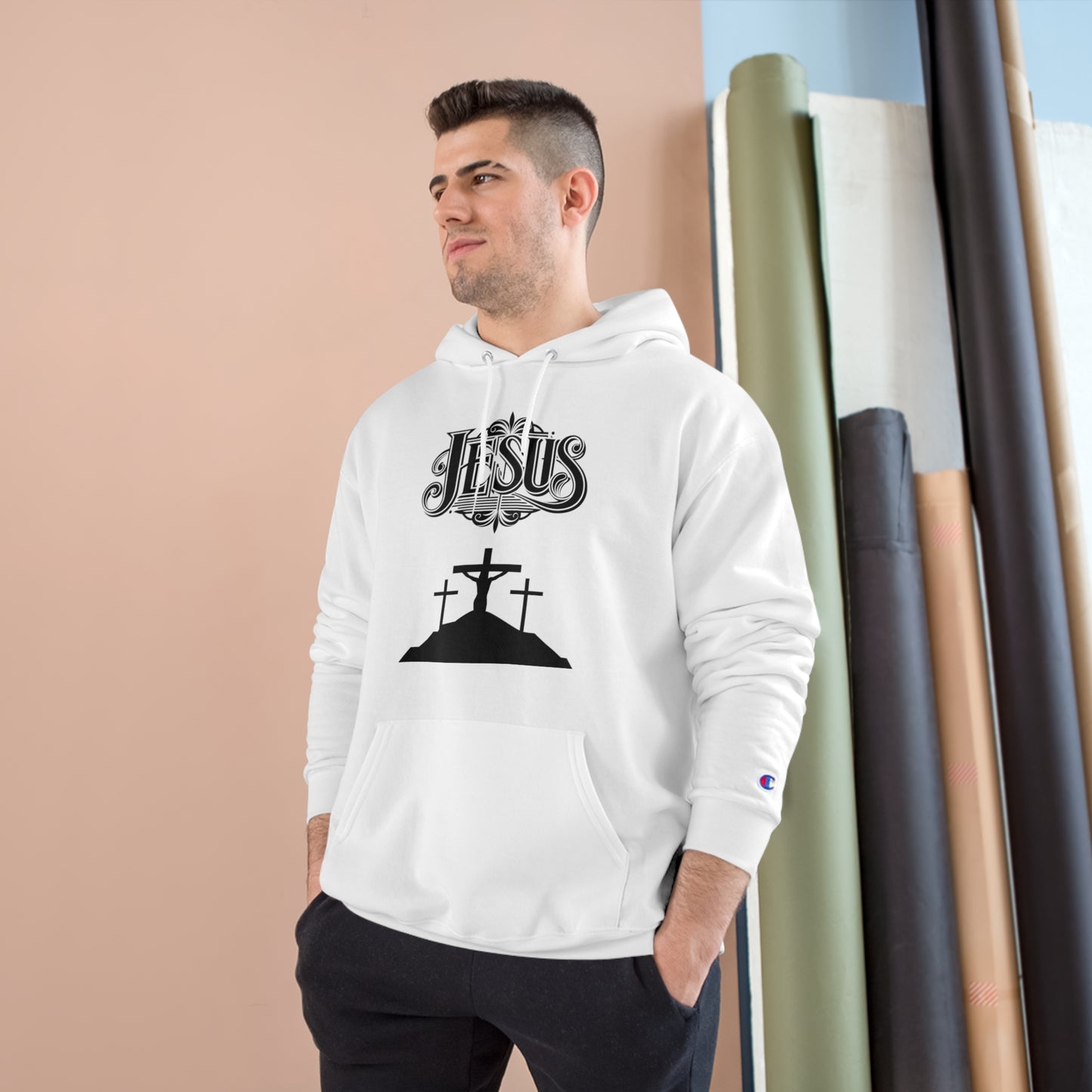 Faith-Inspired Jesus Hoodie | Champion Style for Christian Comfort