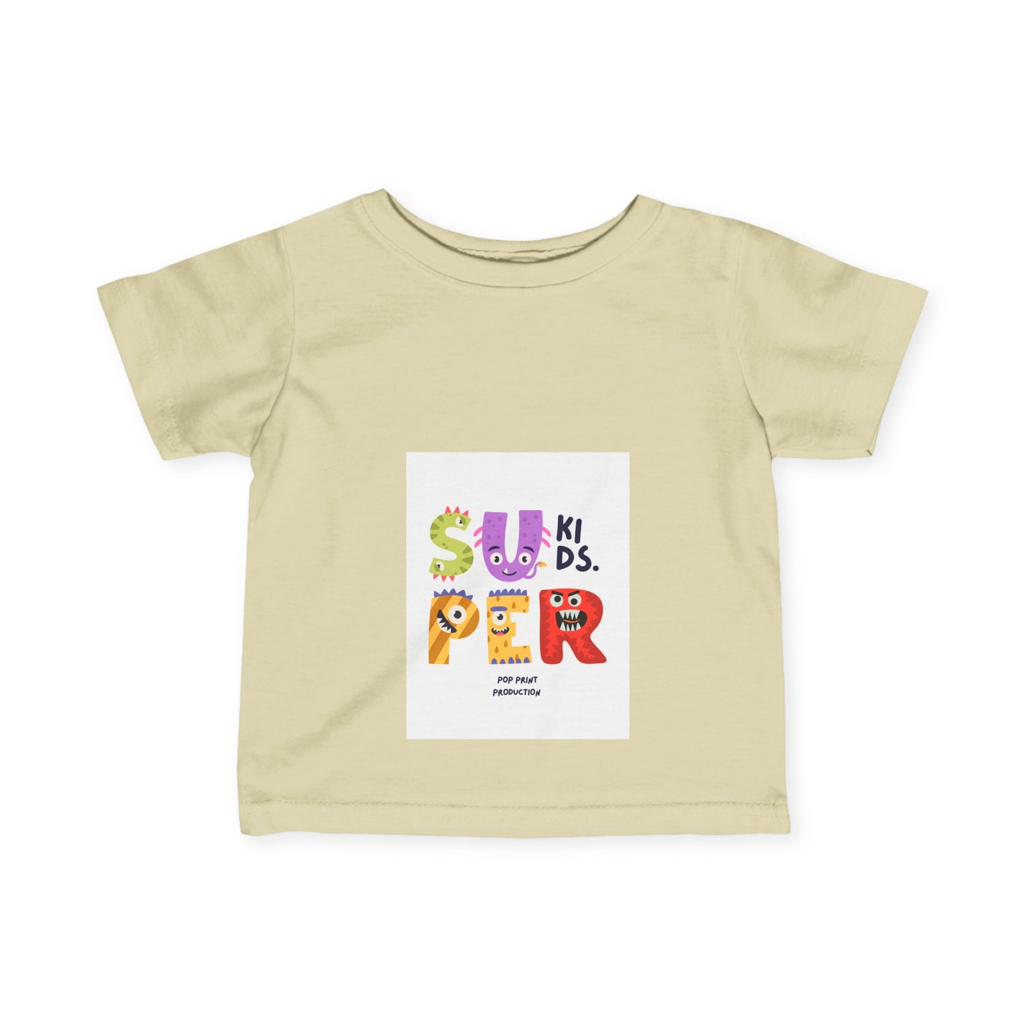 Super Fun Infant Tee - Cute Colorful Monsters Design