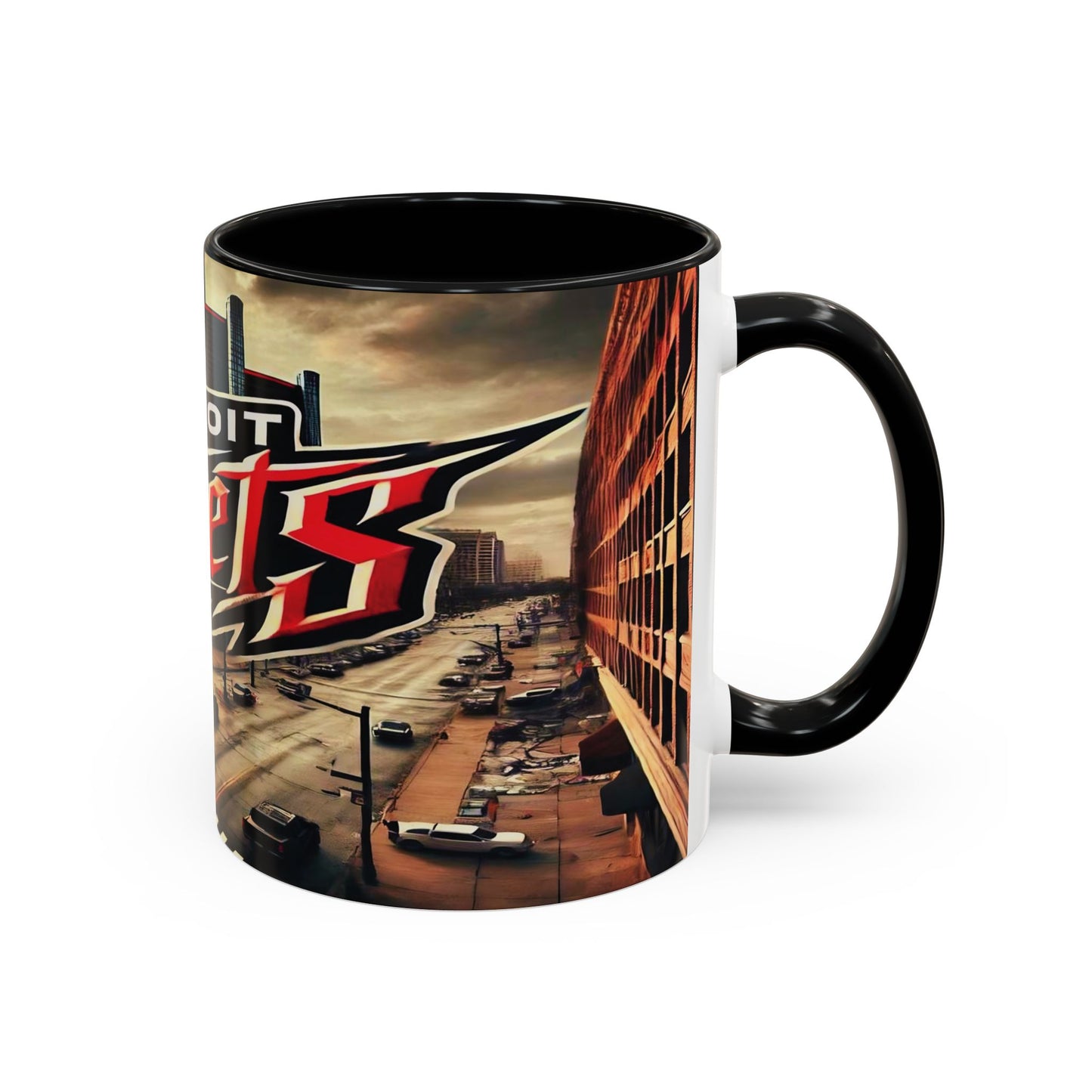 Detroit Streets Accent Coffee Mug - 11oz & 15oz, Urban Vibe