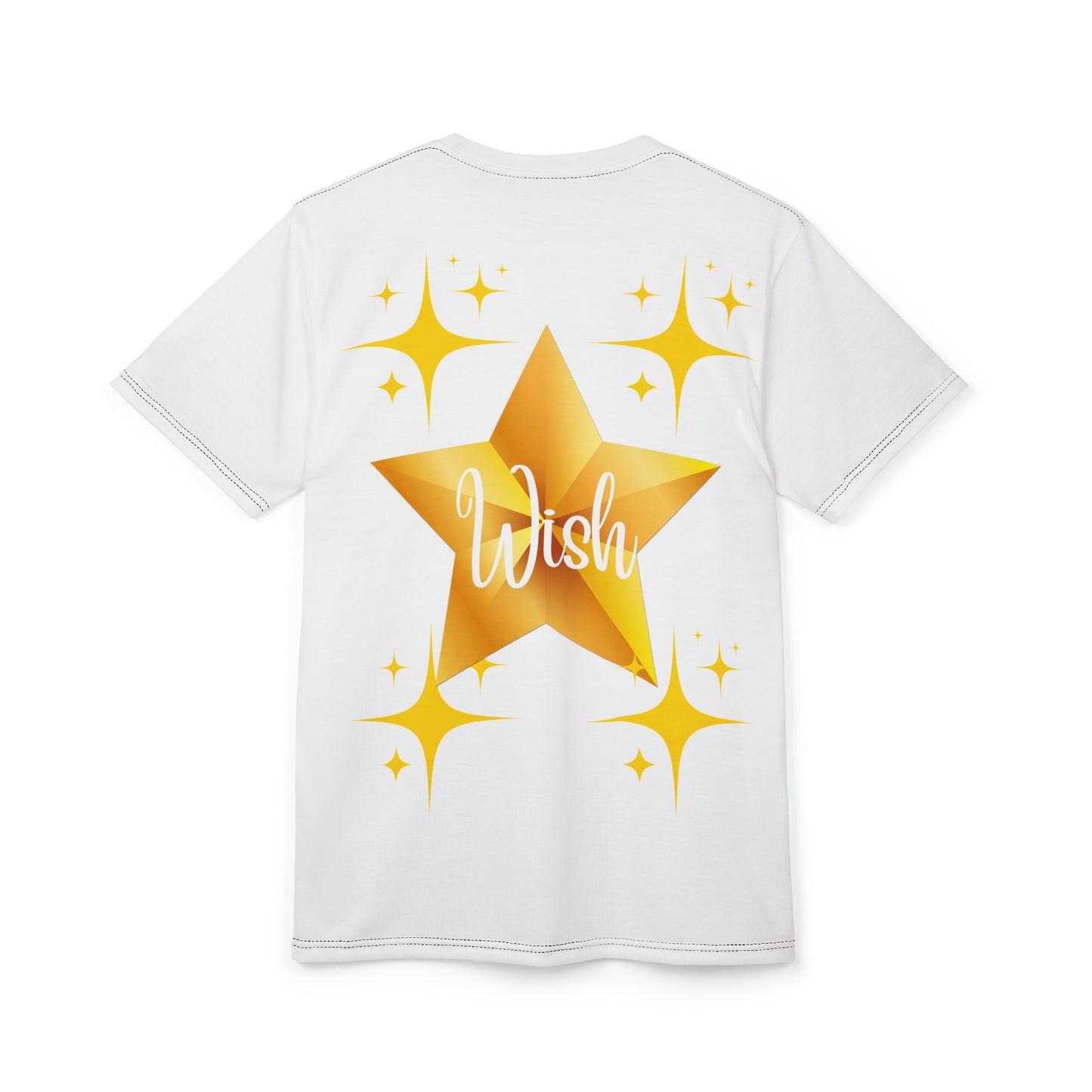 Golden Star Wish Unisex Tee - Inspirational Design