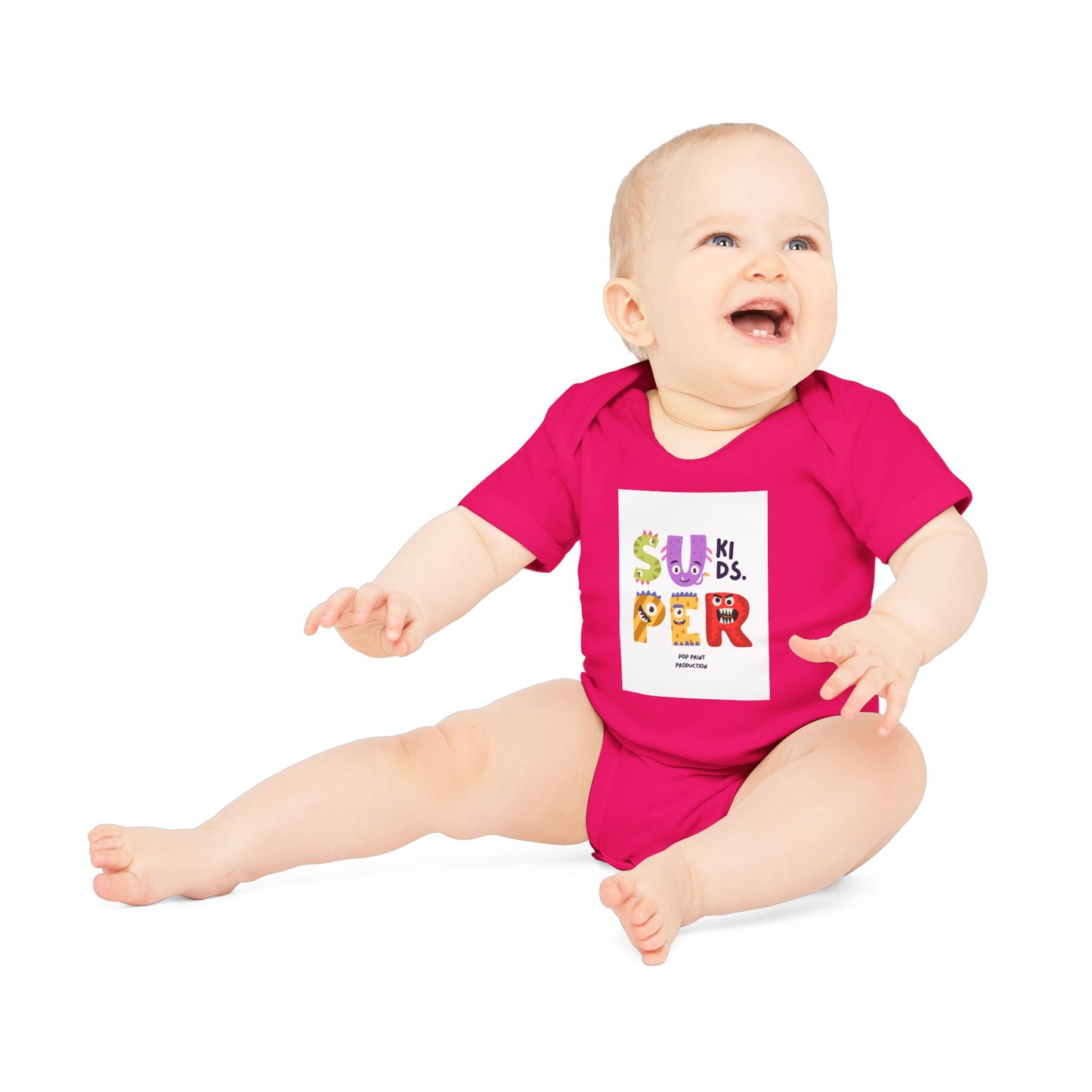 Super Fun Organic Baby Bodysuit - Perfect for Playtime and Gifts