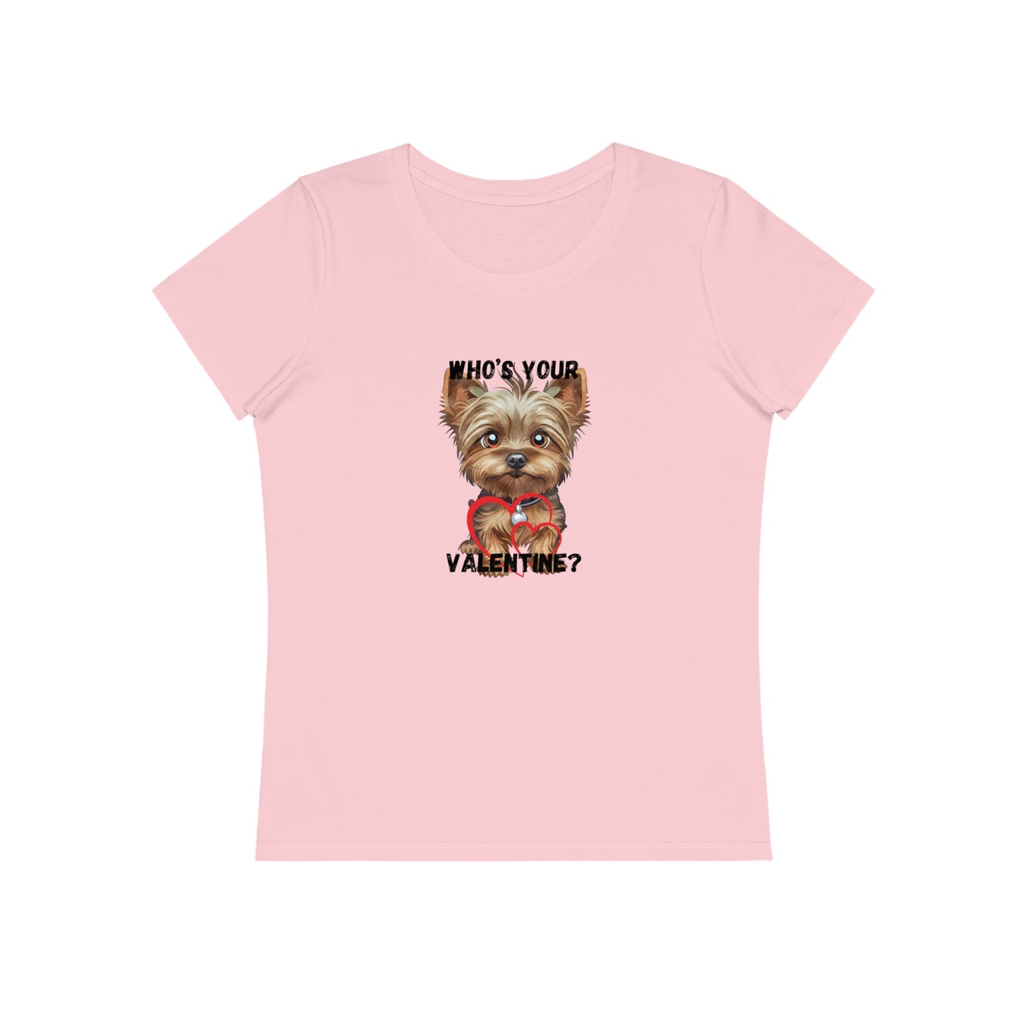 Valentine's Day Women's Dog Lover T-Shirt - "Who's Your Valentine?"