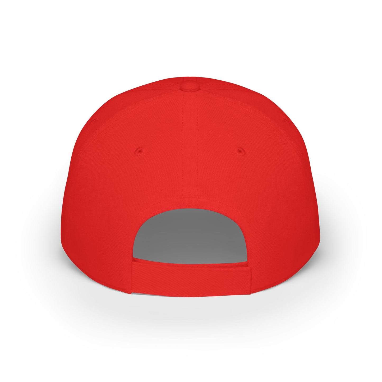 Everything Will Be OK Low Profile Baseball Cap - Positive Vibe, Adjustable Red Hat