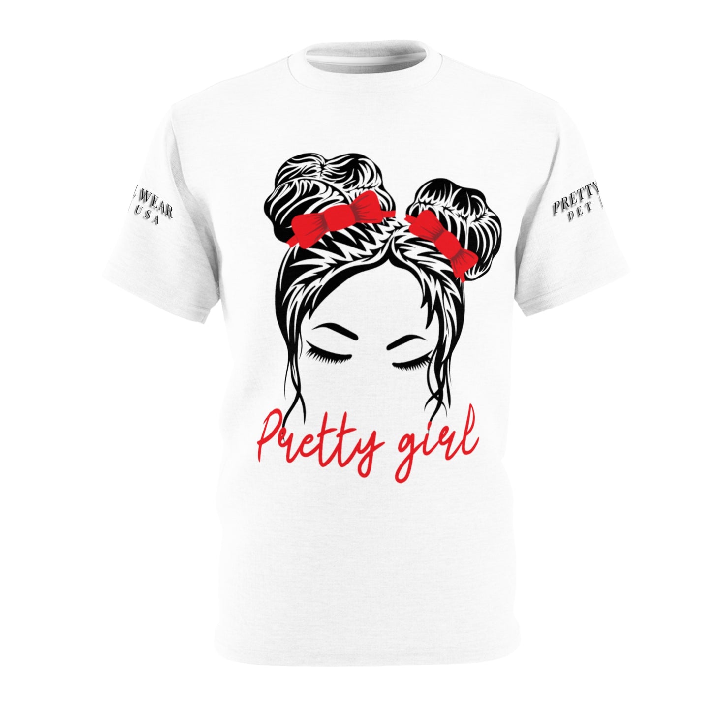 Pretty Girl Unisex Cut & Sew Tee - Stylish Graphic Tee for Women